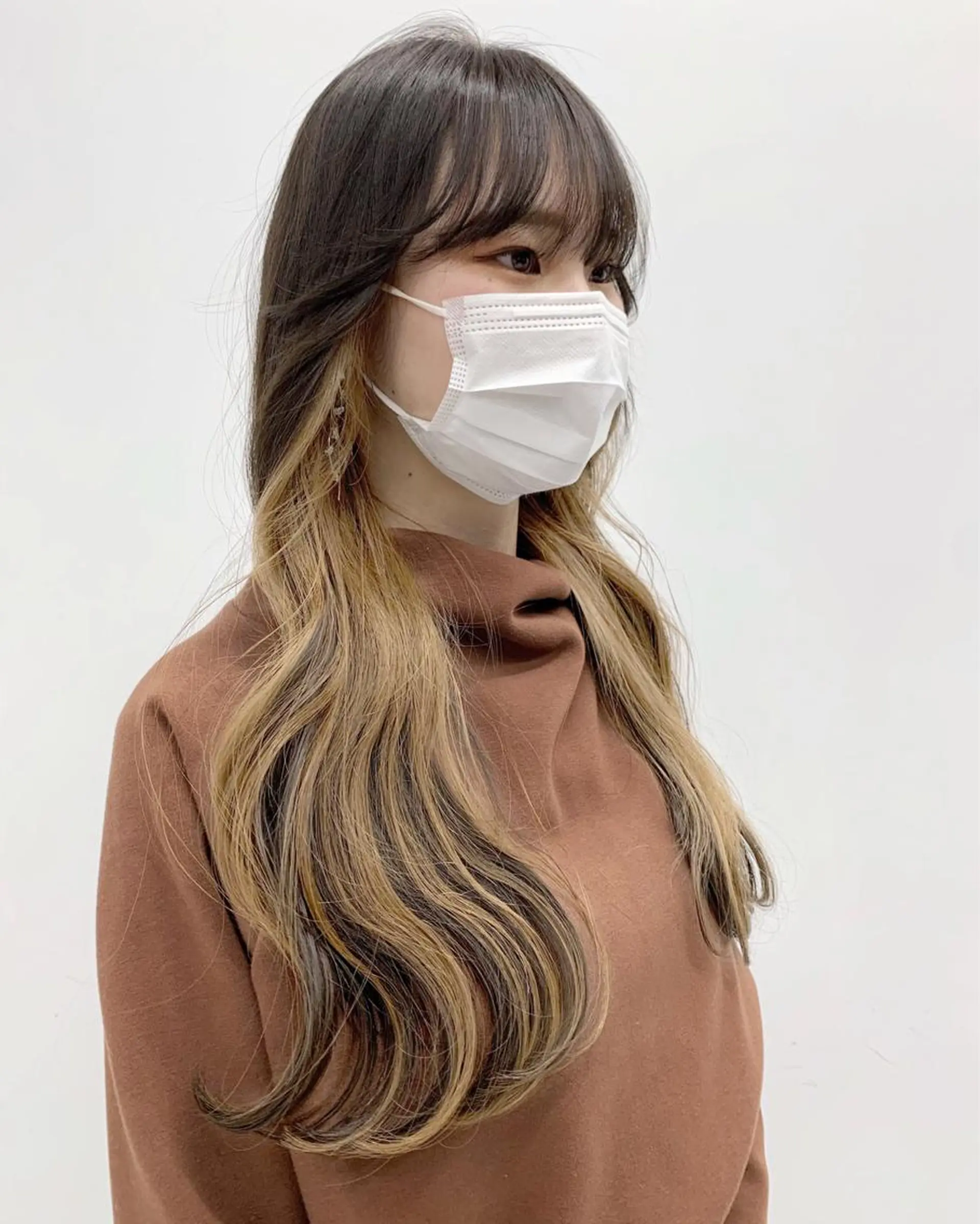 ミディアム カラー ヘアアレンジ ベージュカラー ダークグレー ダークグレージュ グレージュ インナーカラー ヘアカラー トリートメント ボブ×柔らかいカラー 🌷misaki𓍼のヘアスタイル