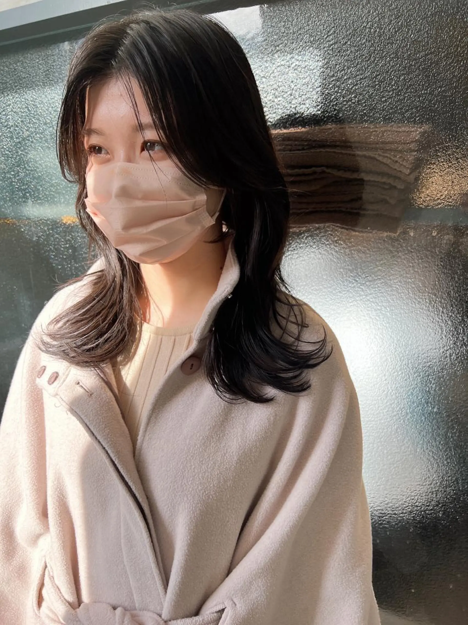 ロング ヘアアレンジ くびれヘア 顔周りカット レイヤーカット ロング 誰より丁寧なカット/ 小林輝/レイヤーのヘアスタイル
