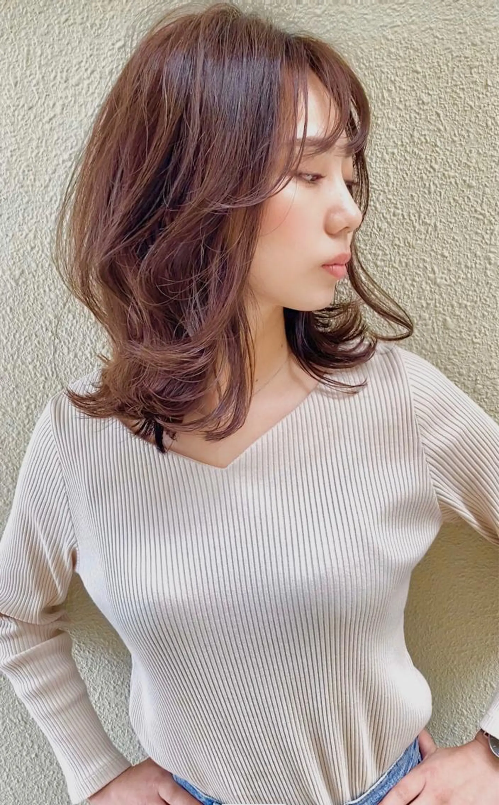 ミディアム カラー イルミナカラー カット ヘアカラー grand juteのヘアスタイル