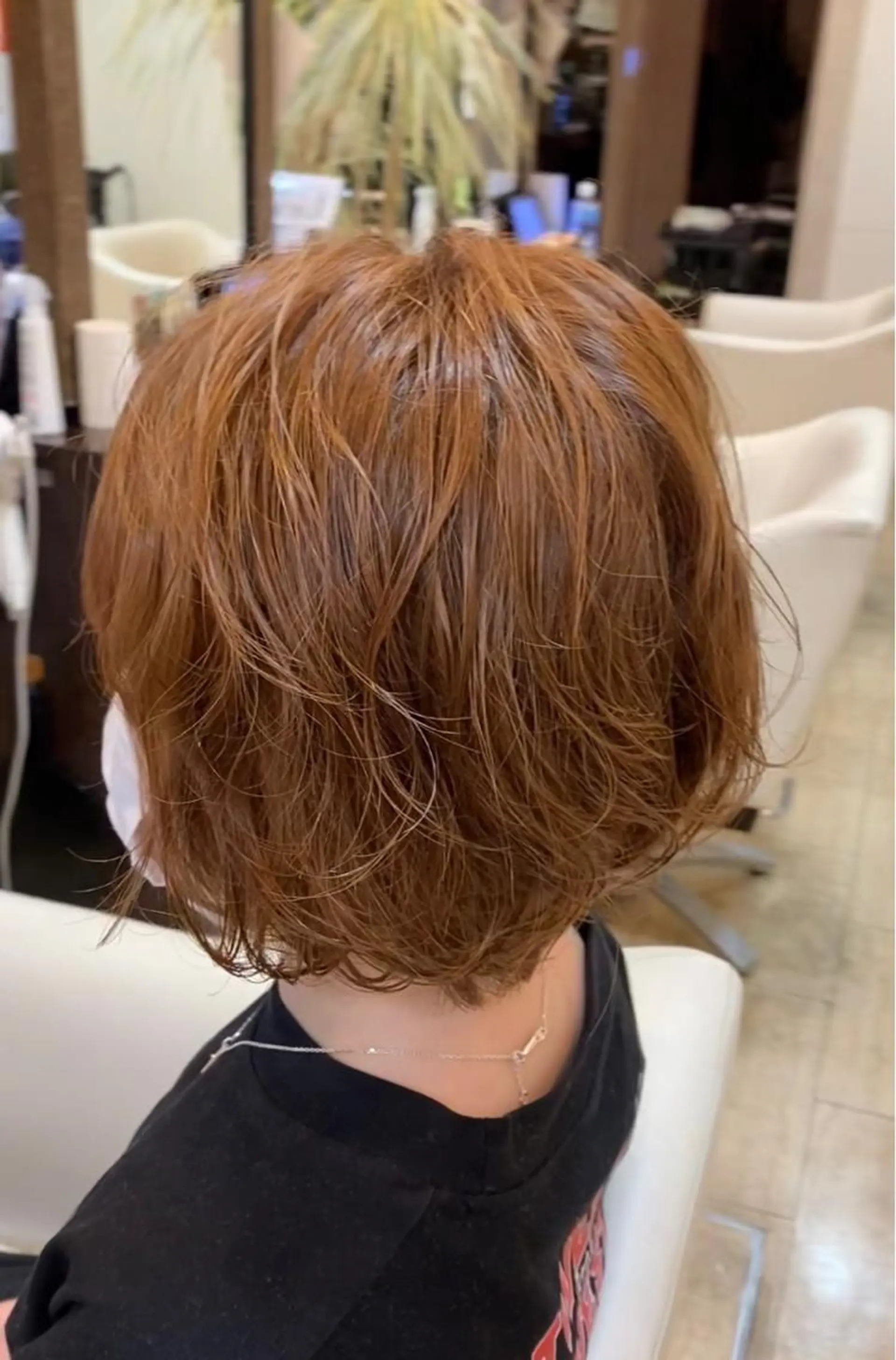 ショート カラー パーマ 北川 泰之のヘアスタイル