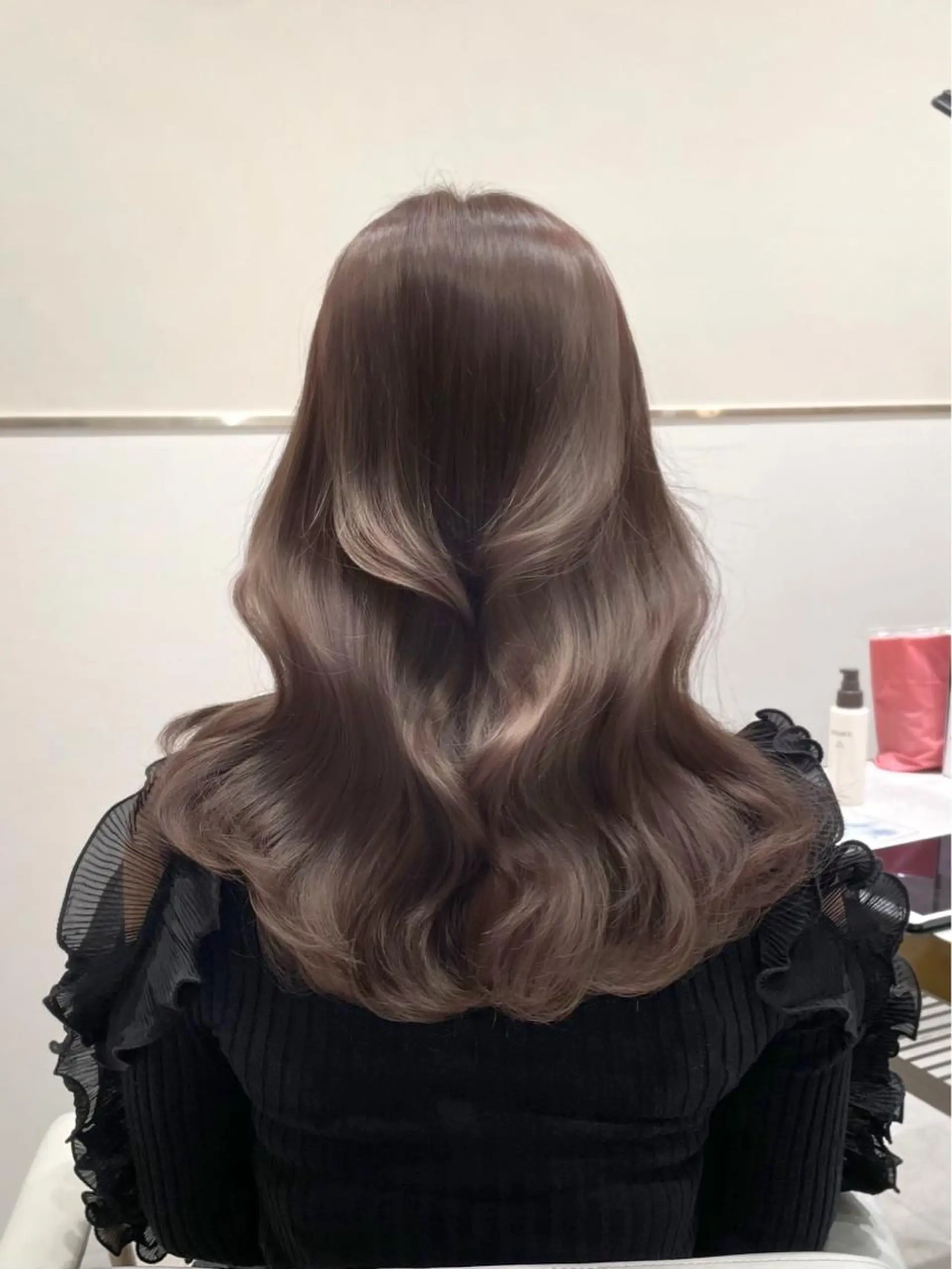 ロング カラー ヘアアレンジ Toiro所属・🤎小顔レイヤー /ベージュ🤎友香のヘアスタイル