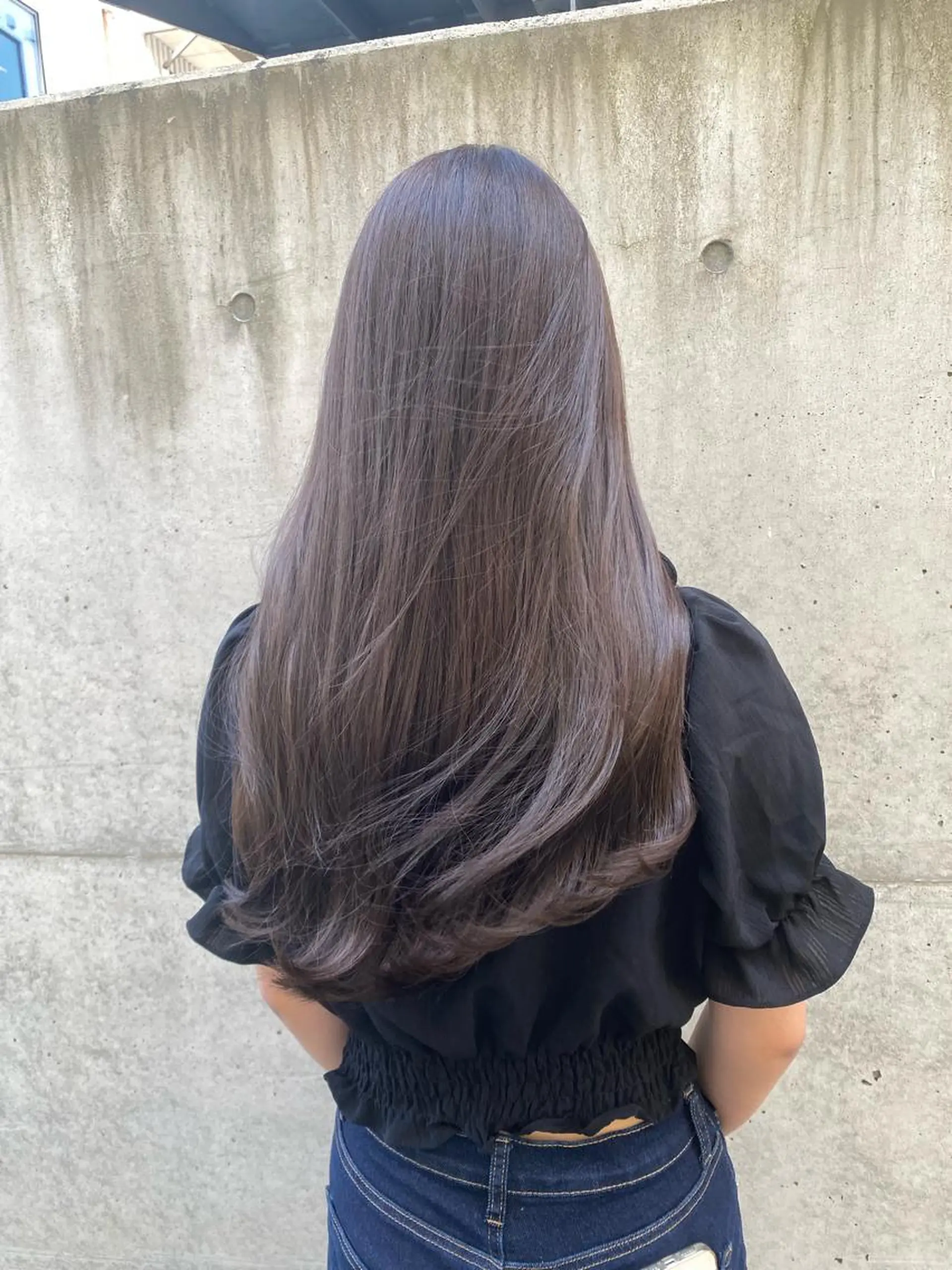 ロング カラー カット ヘアカラー トリートメント レイヤーカット /透明感カラー西田のヘアスタイル