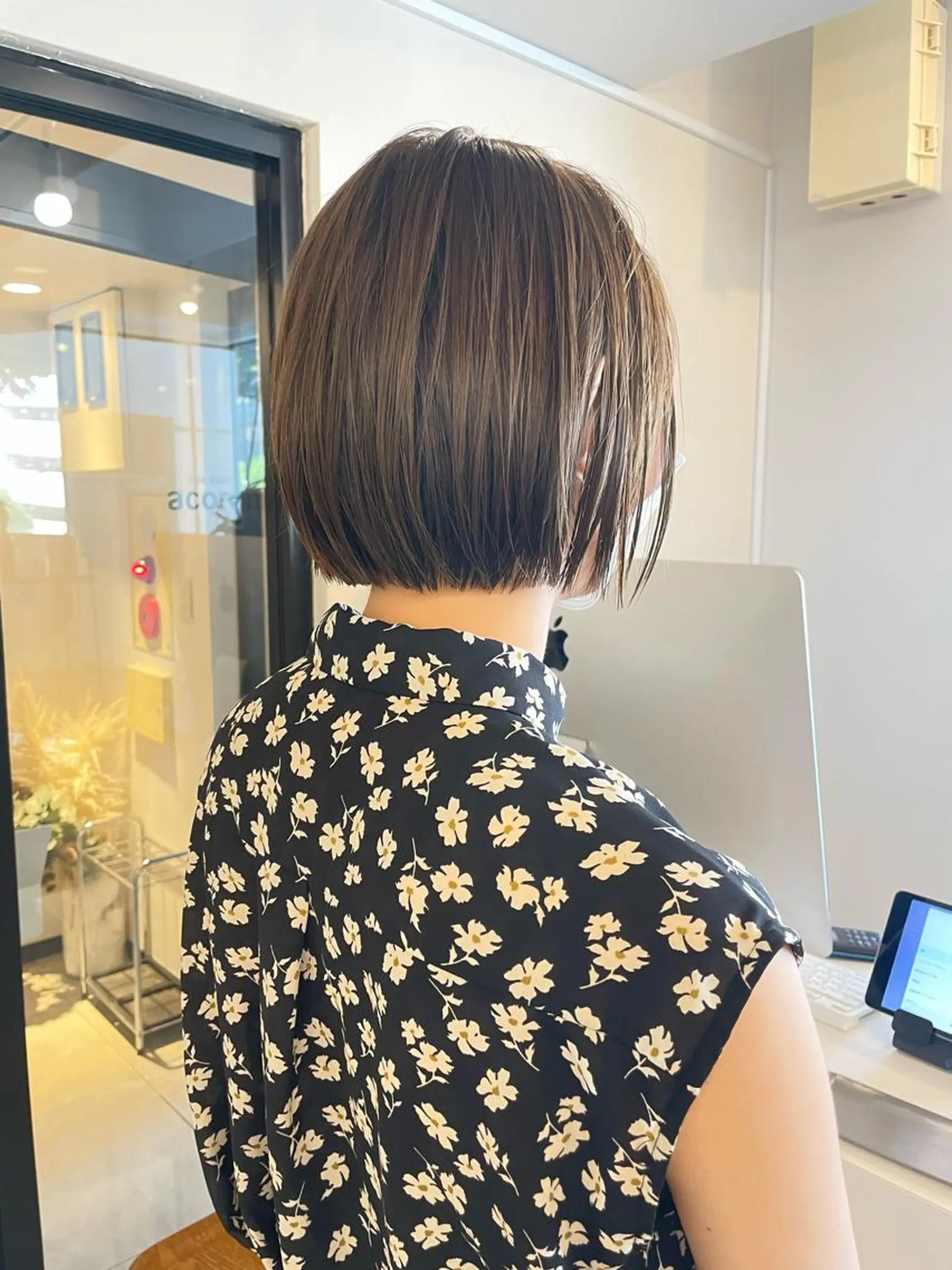 ショート カラー ヘアアレンジ ボブ/ミニボブ/ 立河今日子のヘアスタイル