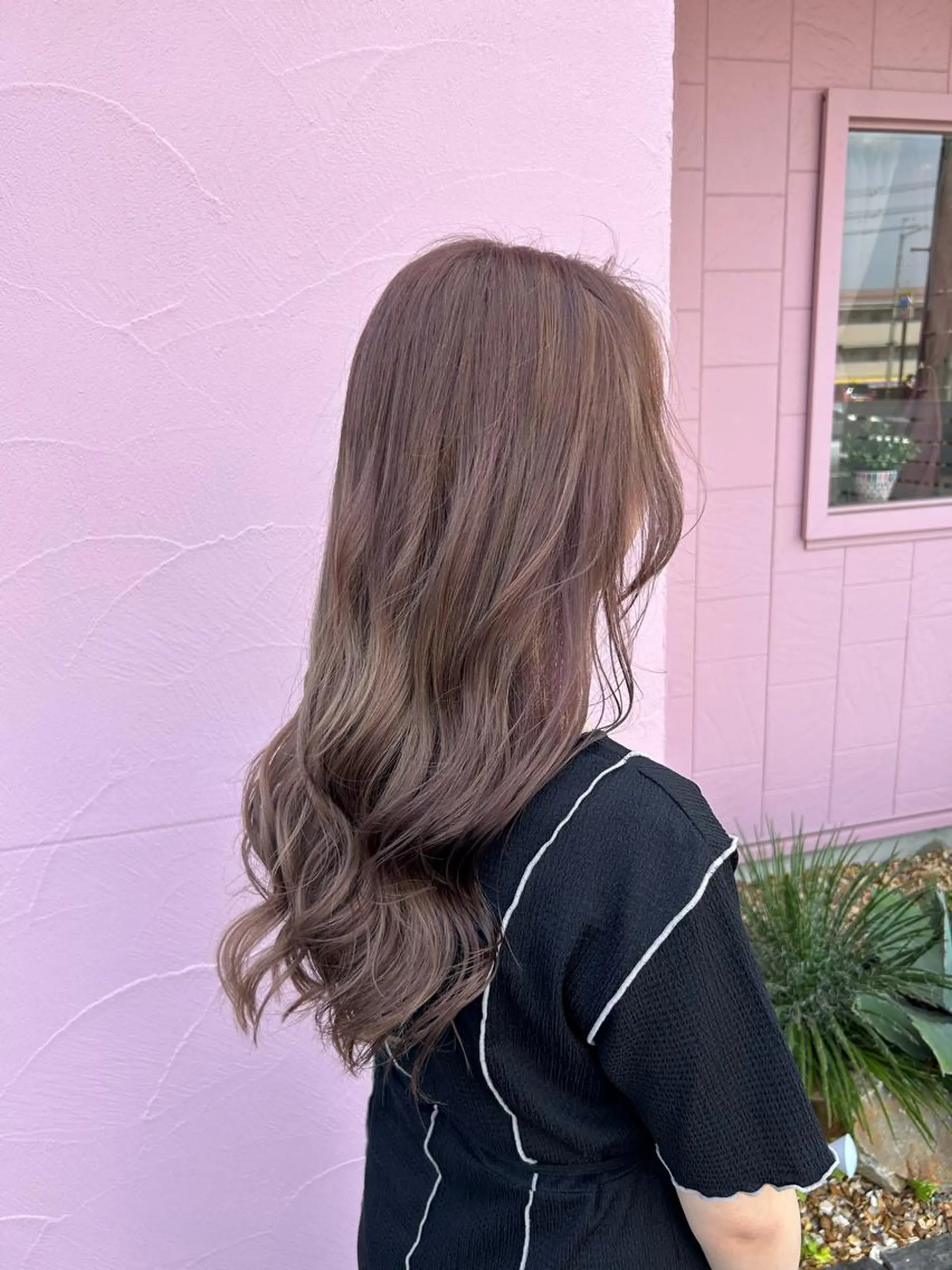 ロング カラー バレイヤージュ ブリーチ ケアブリーチ 透明感カラー デザインカラー 💙ルル💙 ハイトーン/レイヤーのヘアスタイル