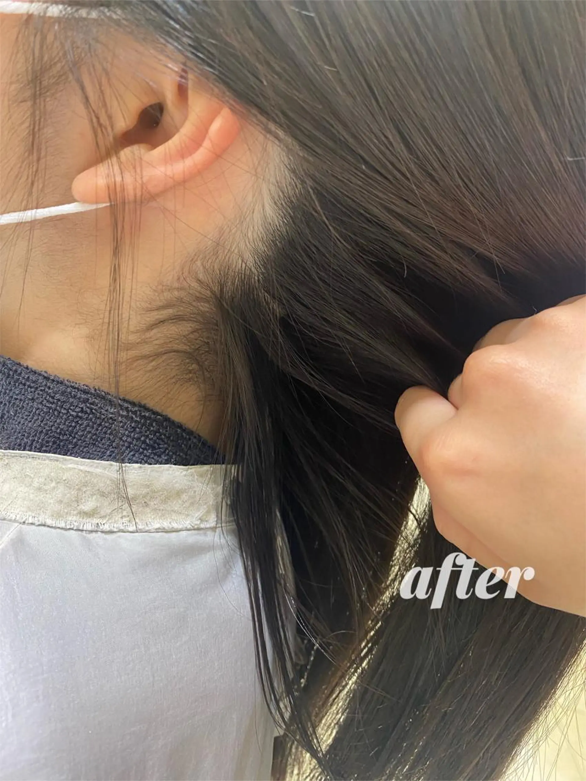 ロング パーマ ヘアアレンジ TSUNA 🌙 Lim 五反田のマツエク・マツパデザイン