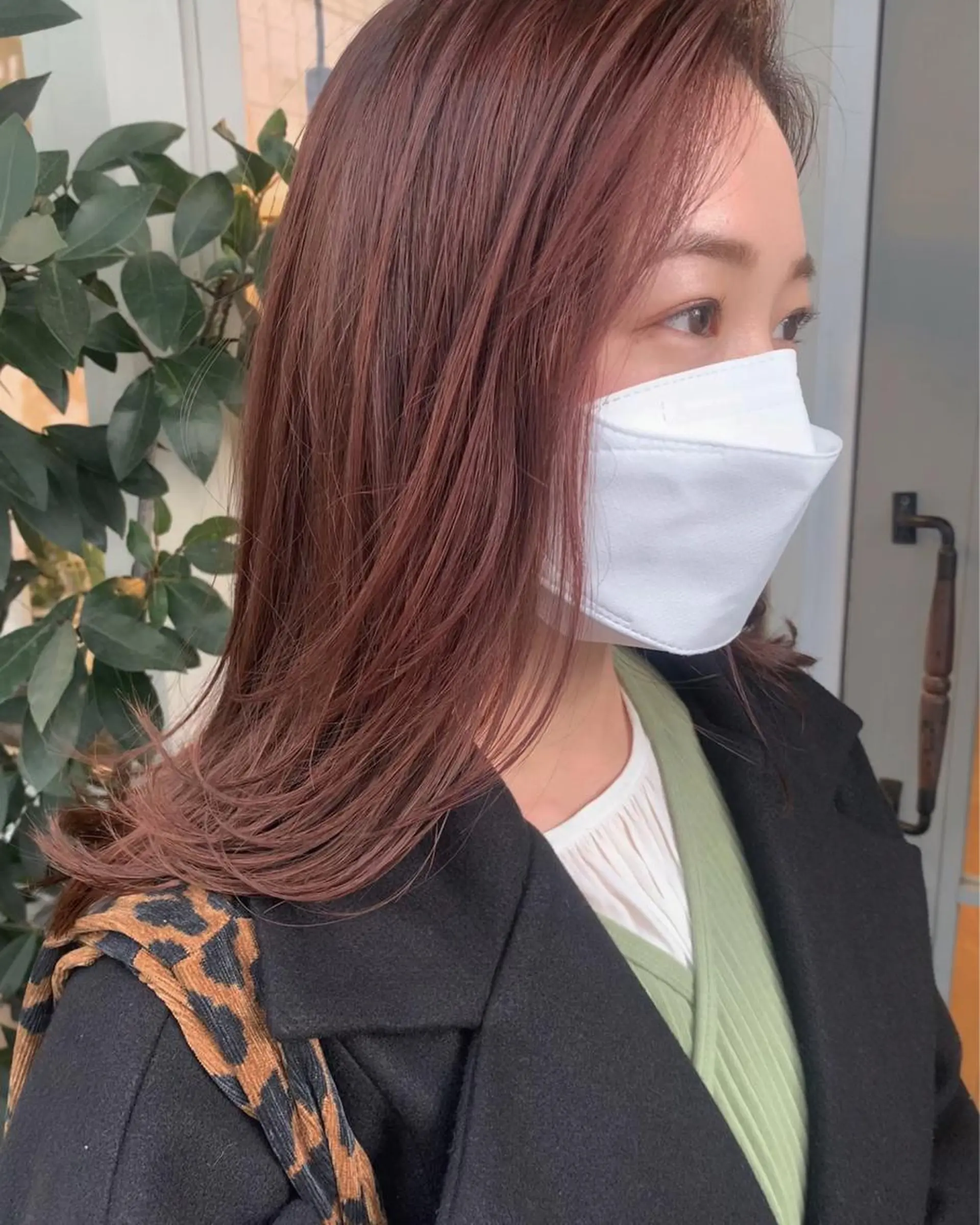 セミロング カット ヘアカラー 【pejite】 Hinanoのヘアスタイル