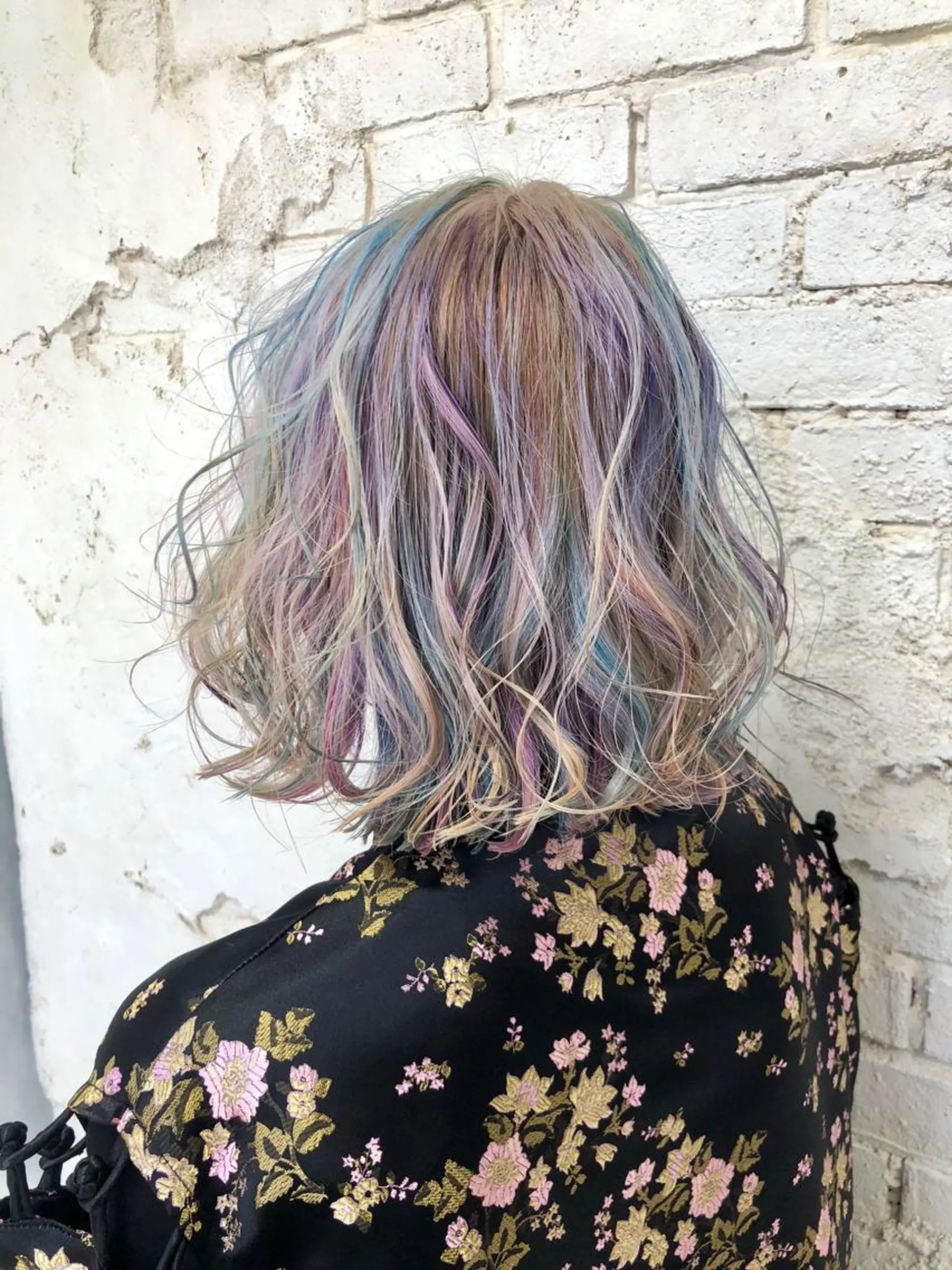 ミディアム カラー バレイヤージュ ブリーチ ケアブリーチ ダブルカラー ハイライトカラー welring hair salonのヘアスタイル