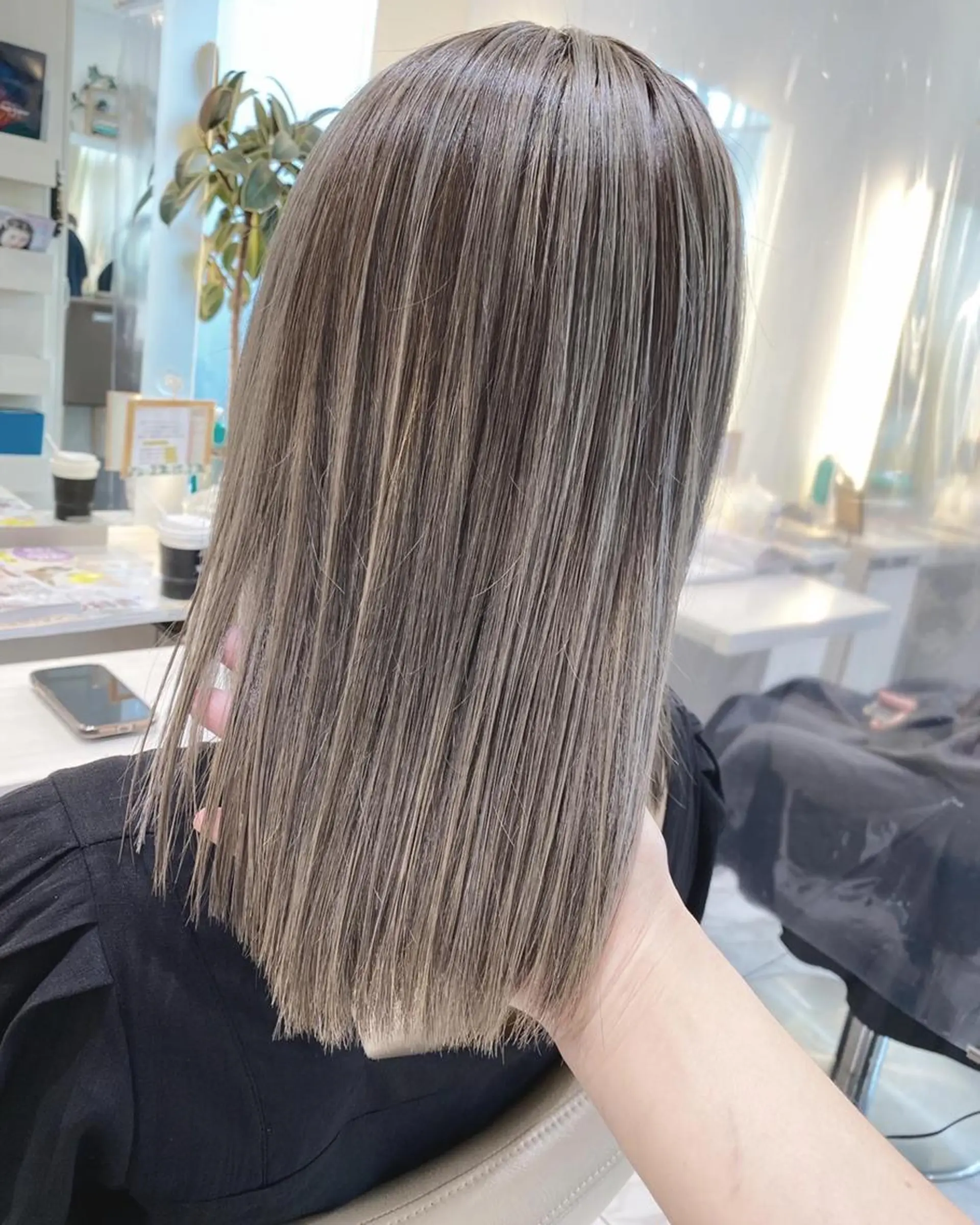 カラー セミロング 髪質改善 菅野翔汰/髪質改善 カラー/ブリーチのヘアスタイル