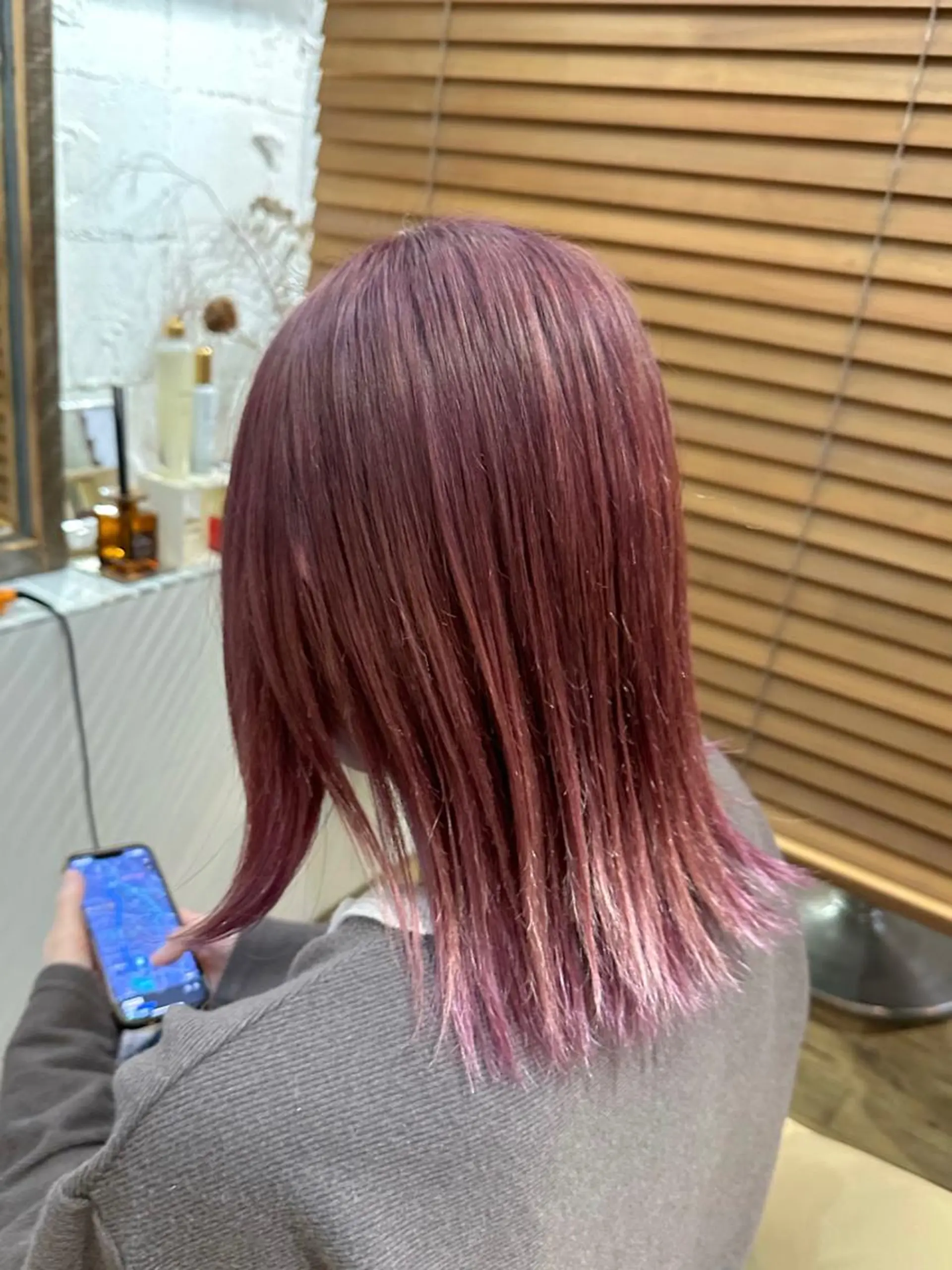 ミディアム カラー 新宿御苑前/新宿 Ryuseiのヘアスタイル