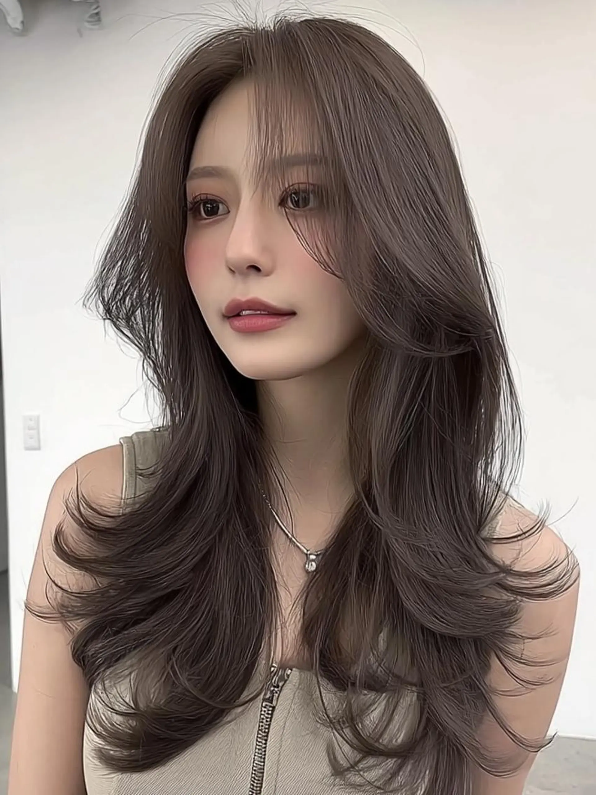 セミロング ボブ 外国人風カラー カット ヘアカラー トリートメント 🎀透明感カラー/ yuka🎀のヘアスタイル