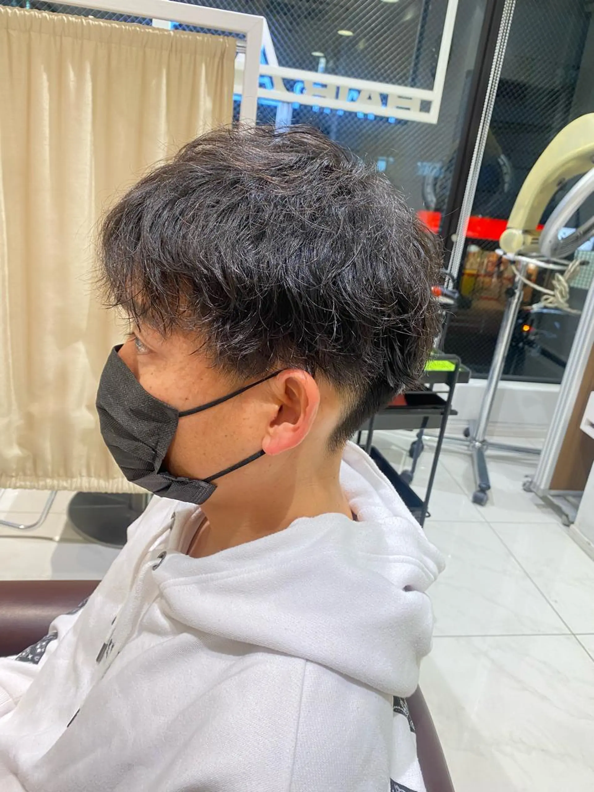 メンズ カット パーマ 🍊オオノ リホ🍑のヘアスタイル