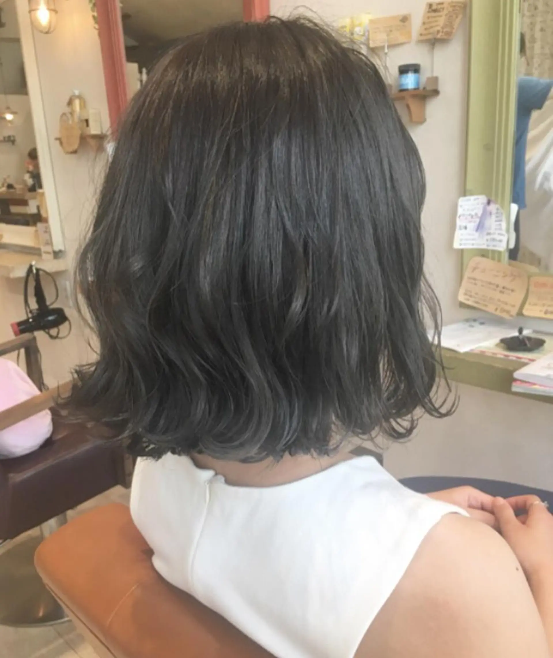 ミディアム カラー nakahara madokaのヘアスタイル