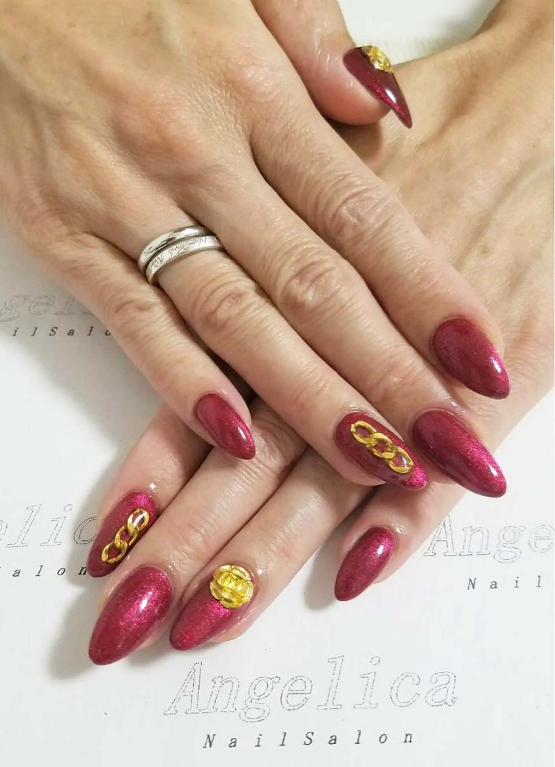 ネイル ハンドネイル Angelica ネイリストのネイルデザイン