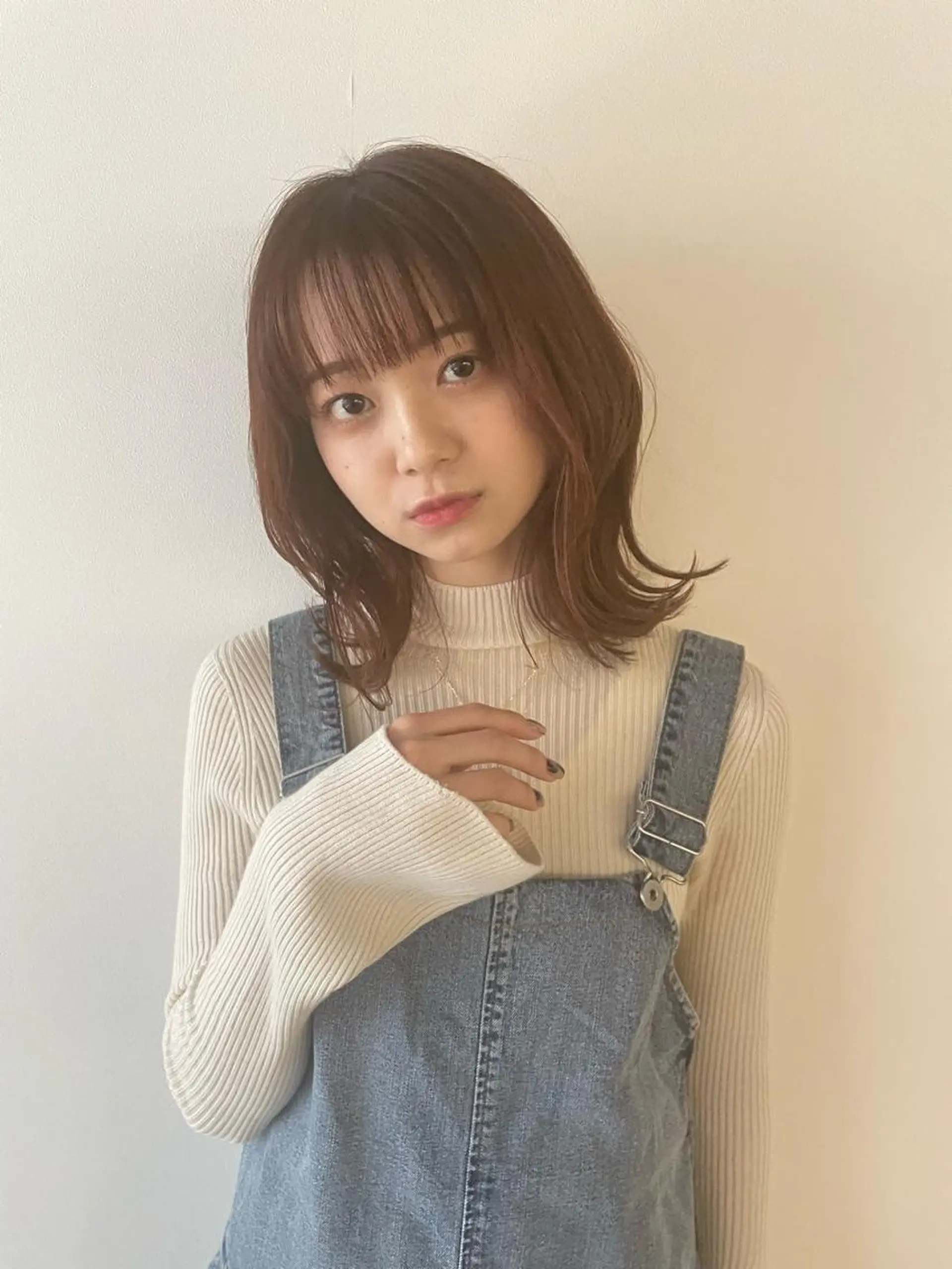 ミディアム カラー ヘアカラー なりたいが叶う ながしまじゅんきのヘアスタイル