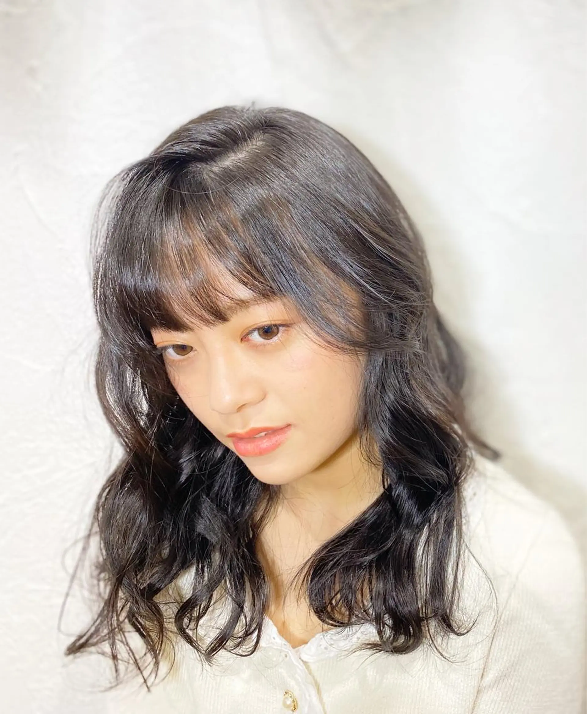 セミロング カラー ヘアアレンジ 堀 大輔のヘアスタイル