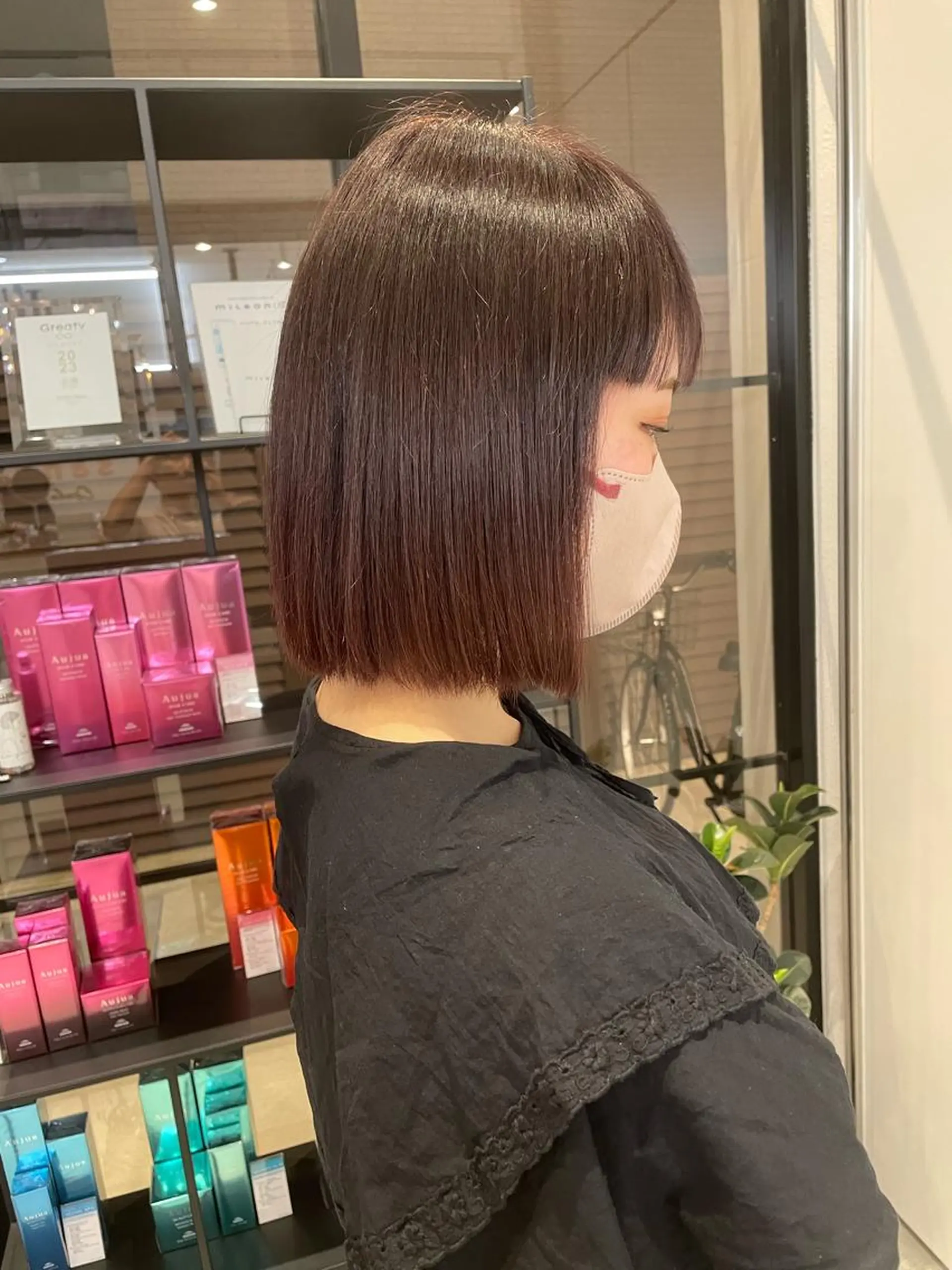 ミディアム 似合わせ/ロング 瑠輝のヘアスタイル