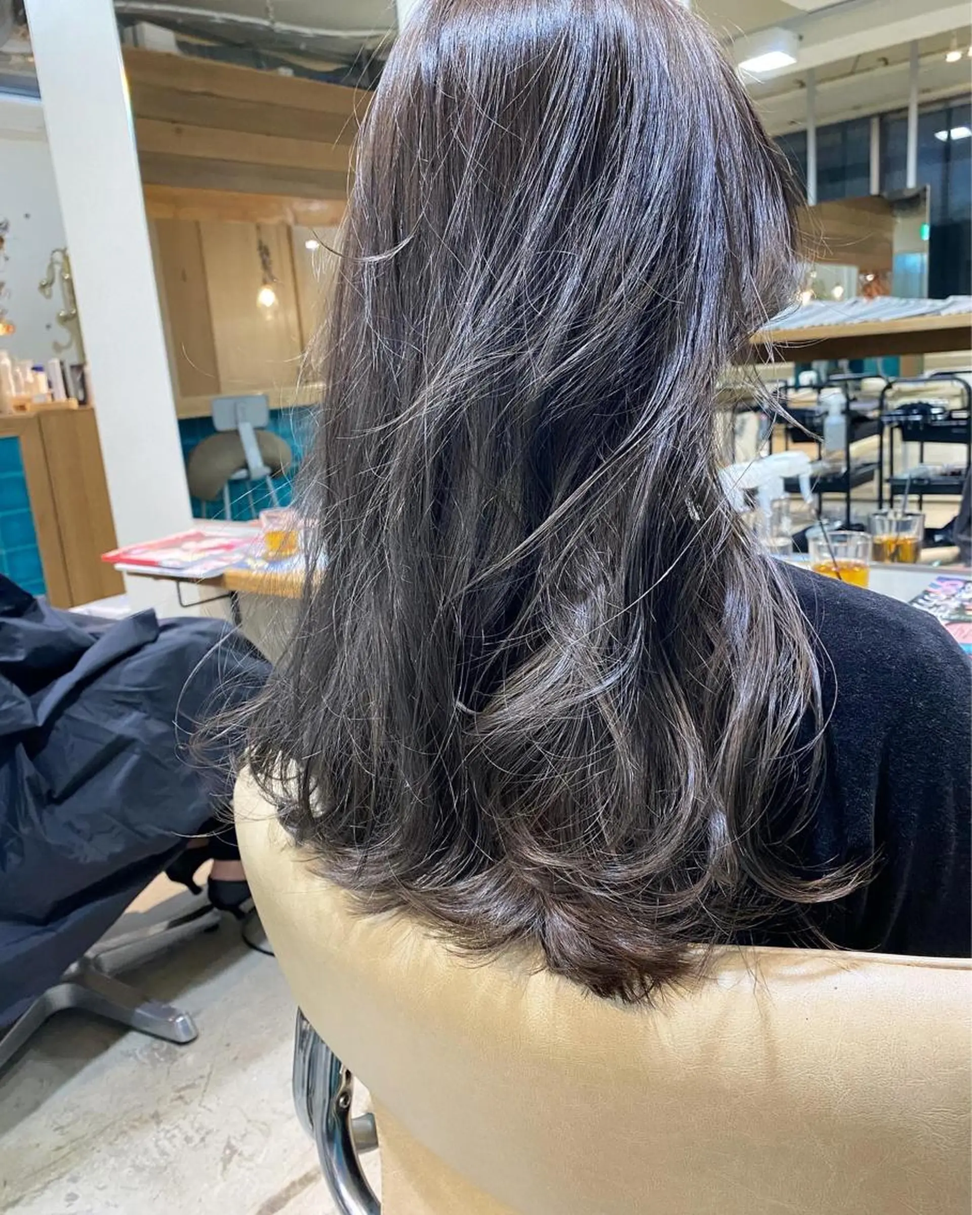 ロング カラー パーマ美容師 hanaのヘアスタイル