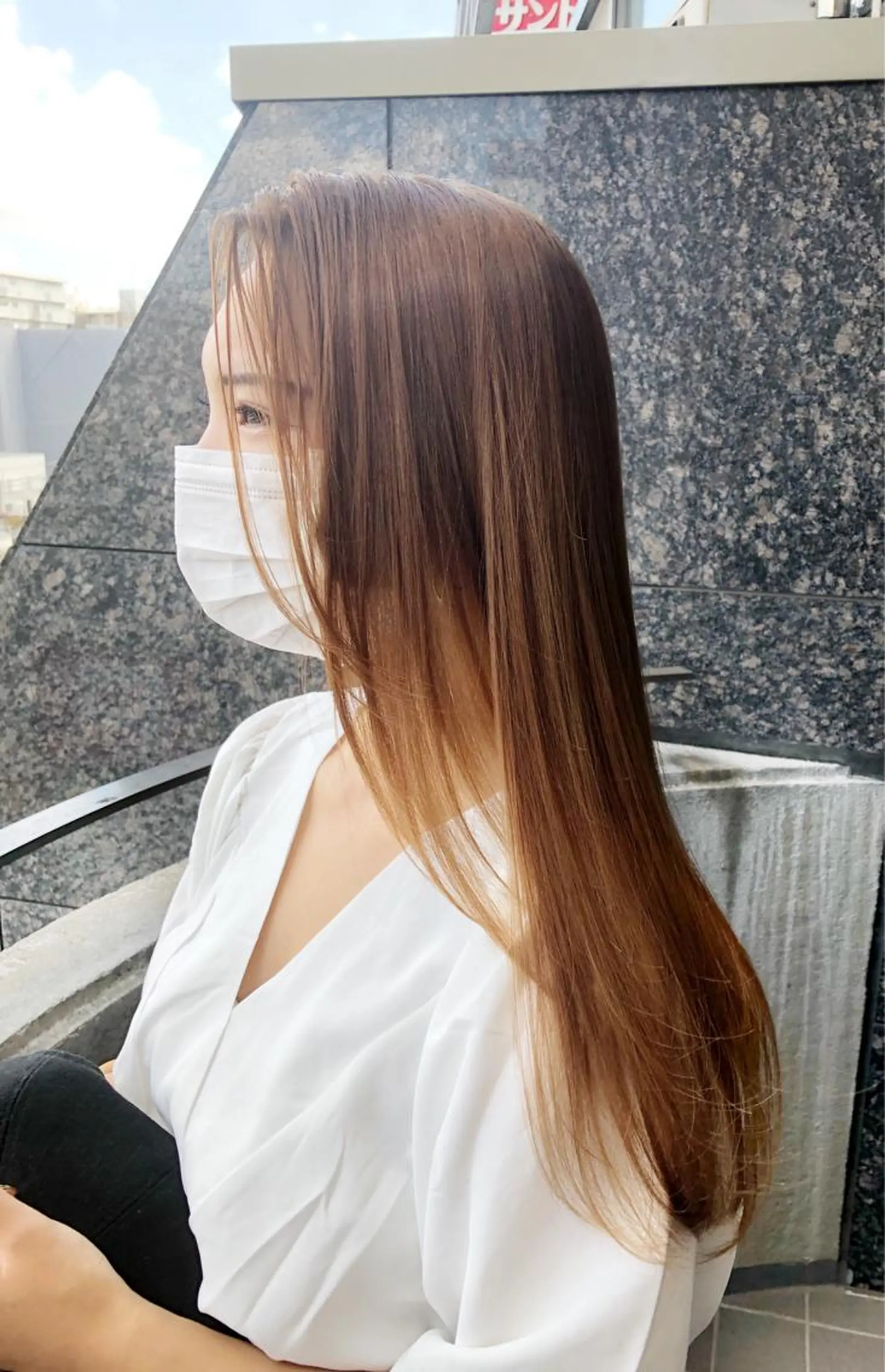 ロング カラーアンドケアリタ kitamuuuのヘアスタイル