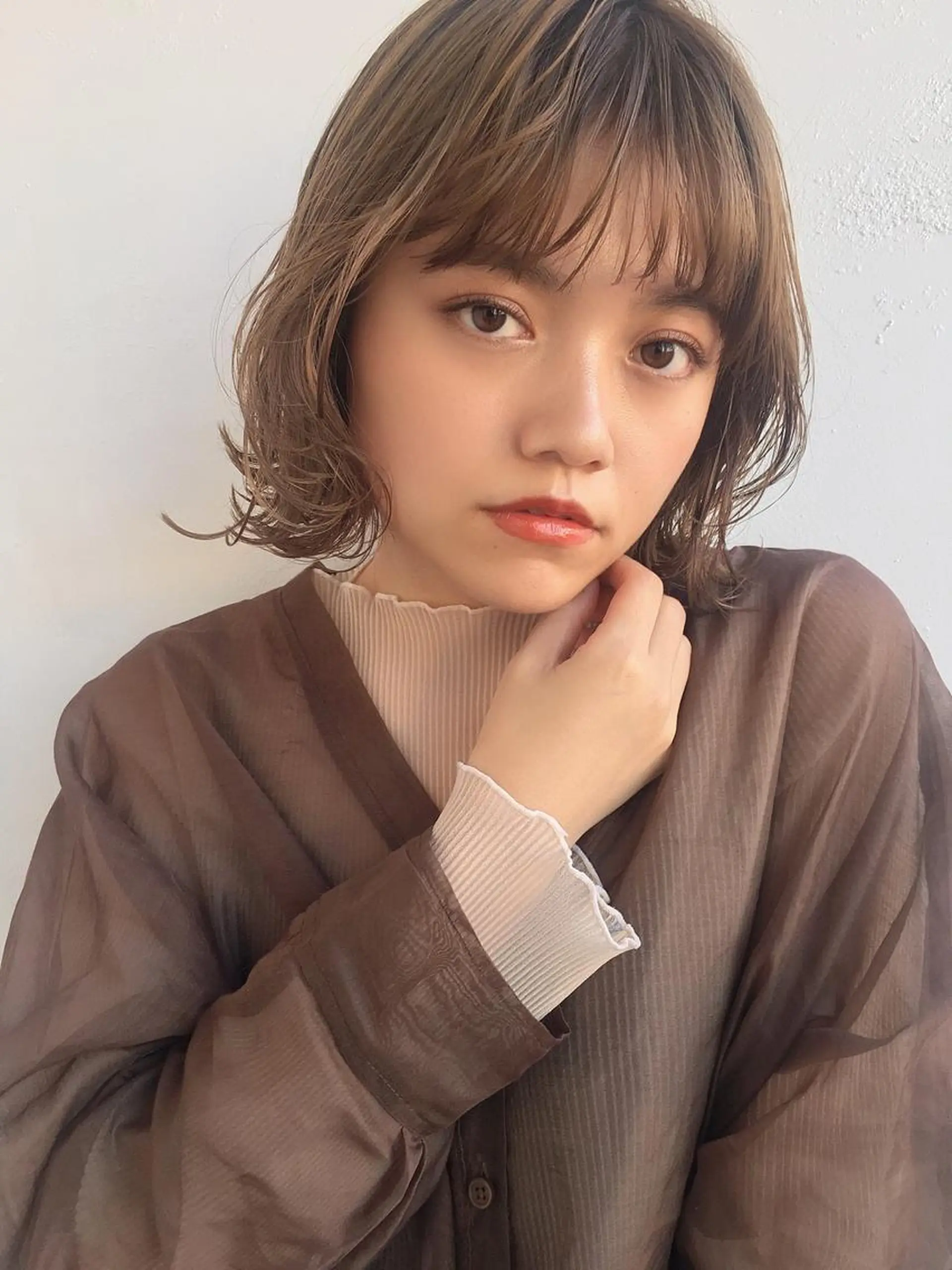 ミディアム 鎌倉 彩のヘアスタイル