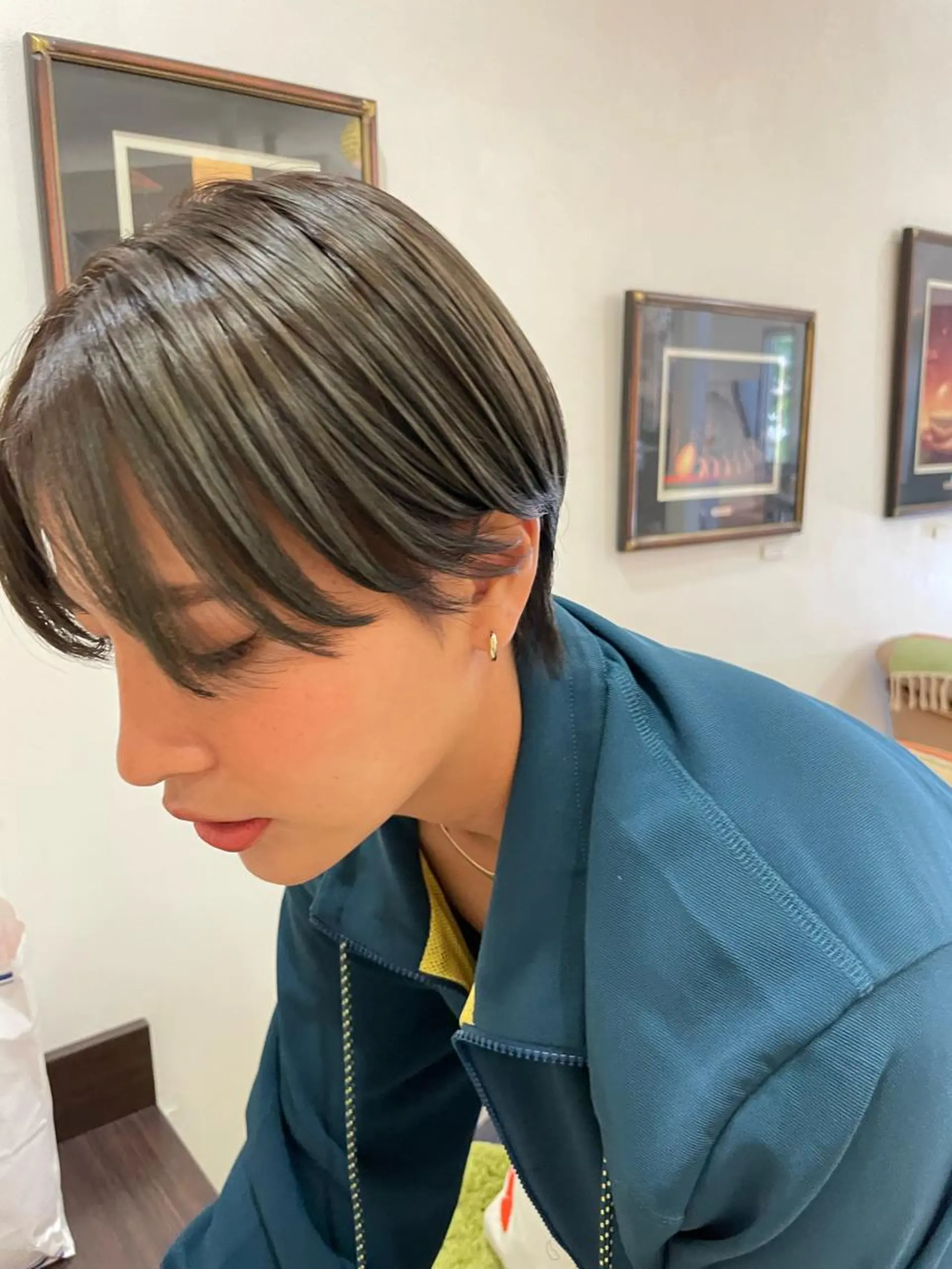 ショート コレットヘアー 田中アヤノのヘアスタイル