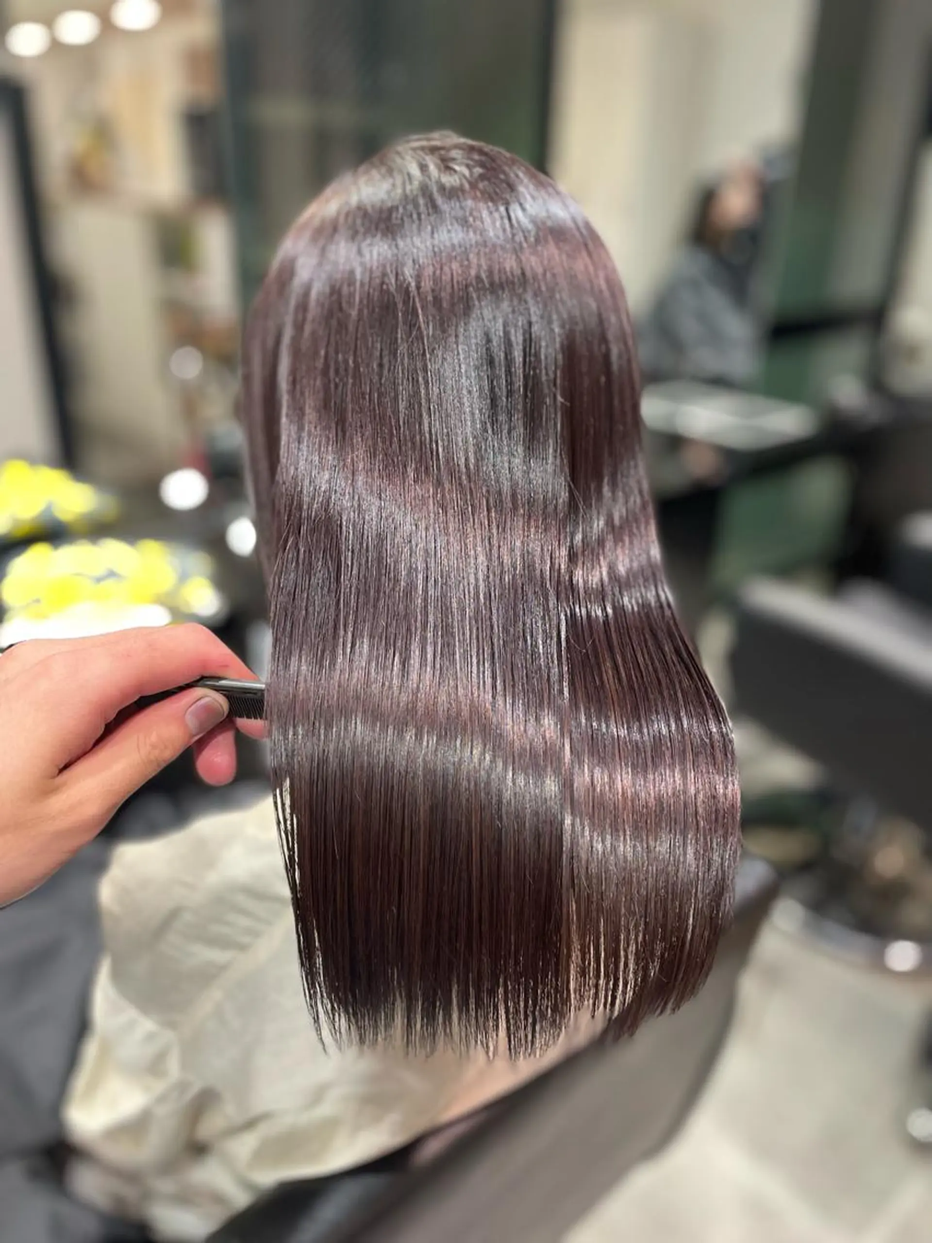 セミロング 美髪矯正 Rioのヘアスタイル