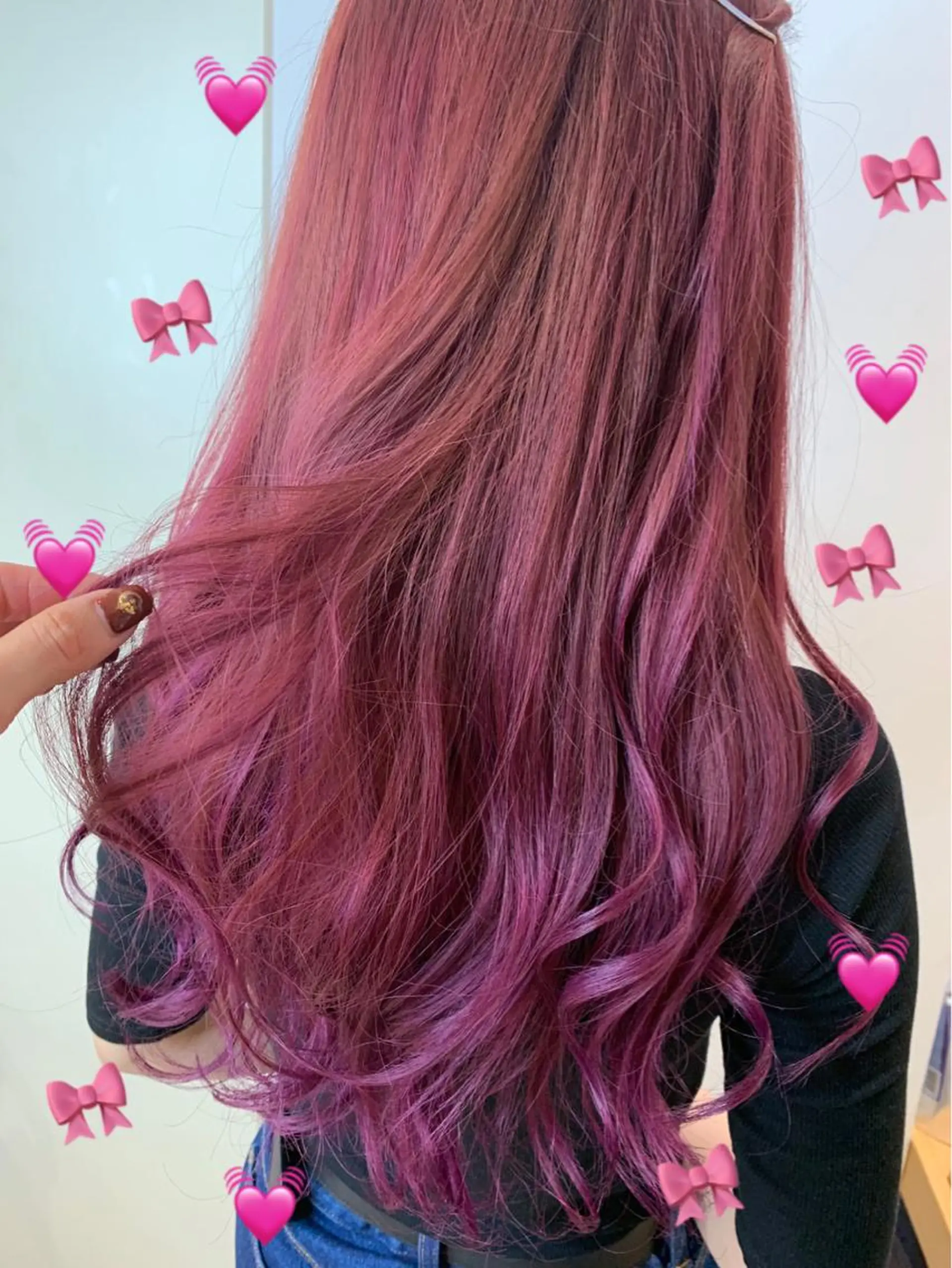 セミロング カラー 新宿駅近♡個室 ♡関口三都季🌜のヘアスタイル