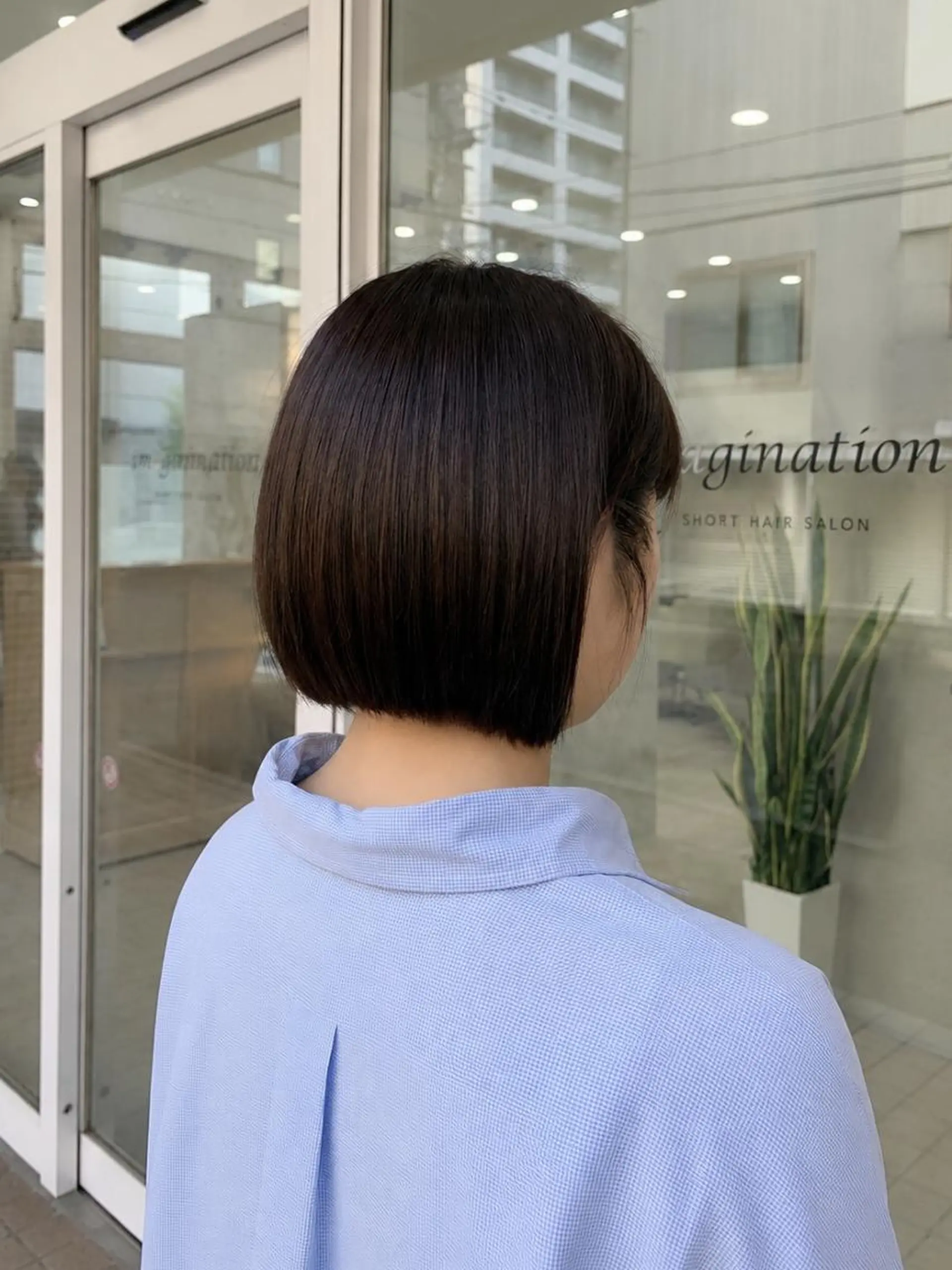 ショート 韓国ヘアケアブリーチ 莉奈のヘアスタイル