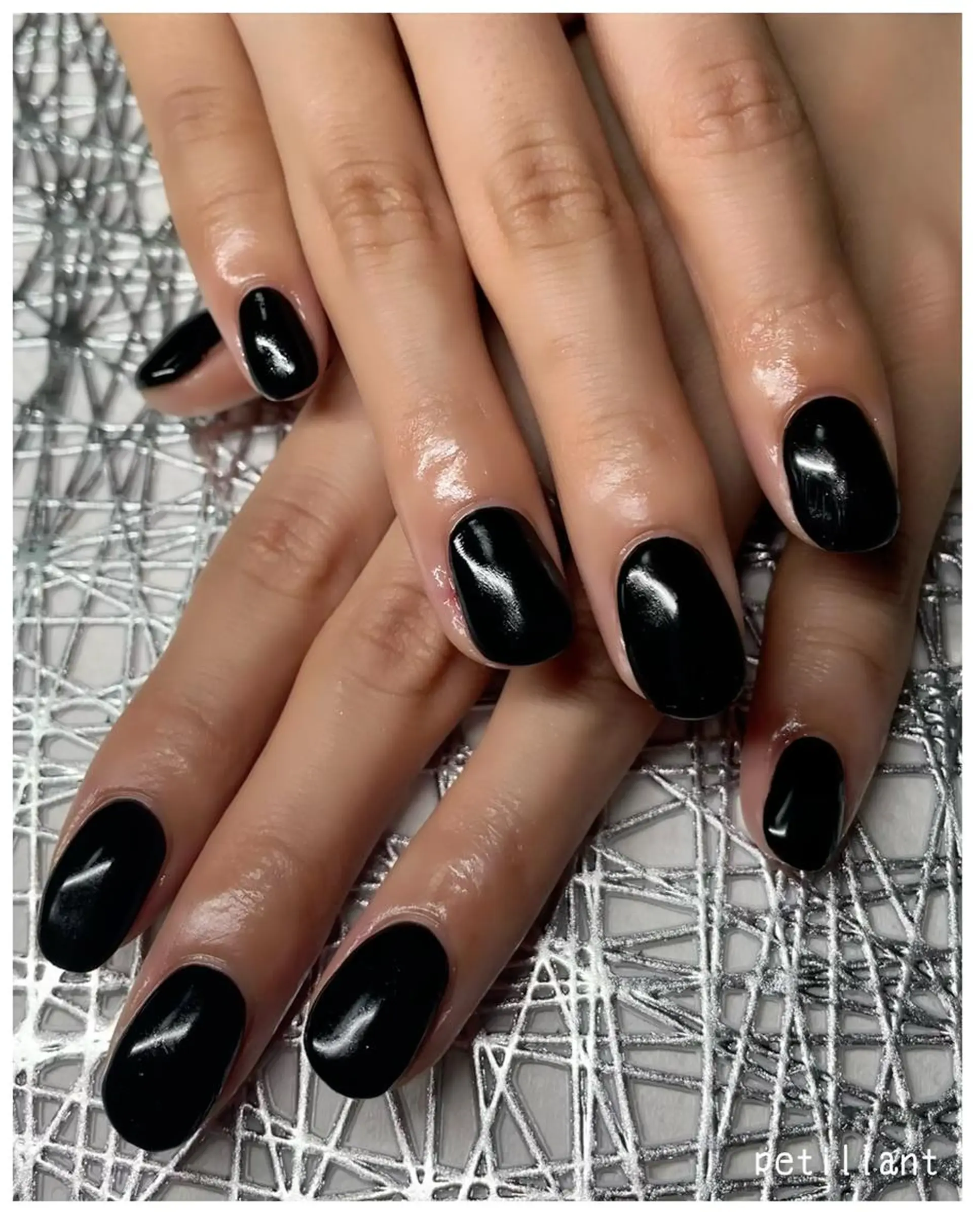 ネイル ワンカラーネイル nail salon petillantのネイルデザイン