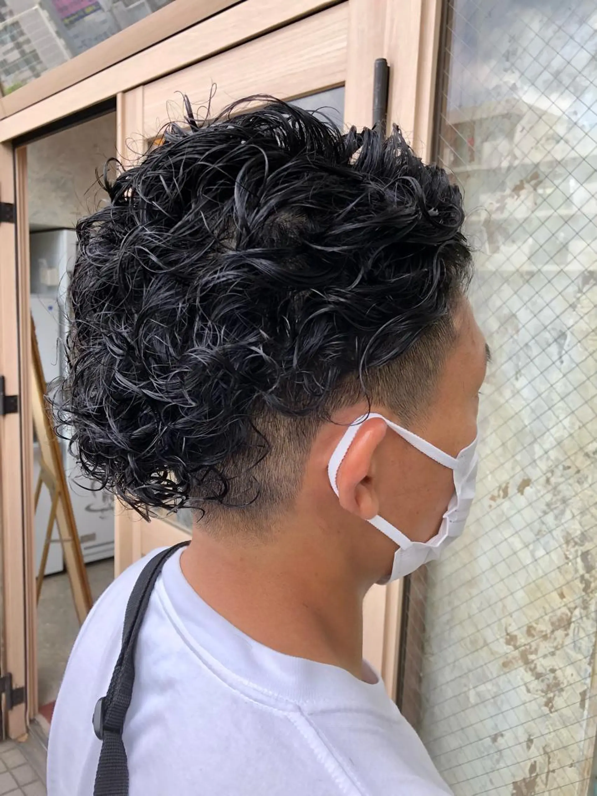 ショート パーマ スパイラルパーマ ツイストパーマ セン北徒歩５分 キシタクのヘアスタイル