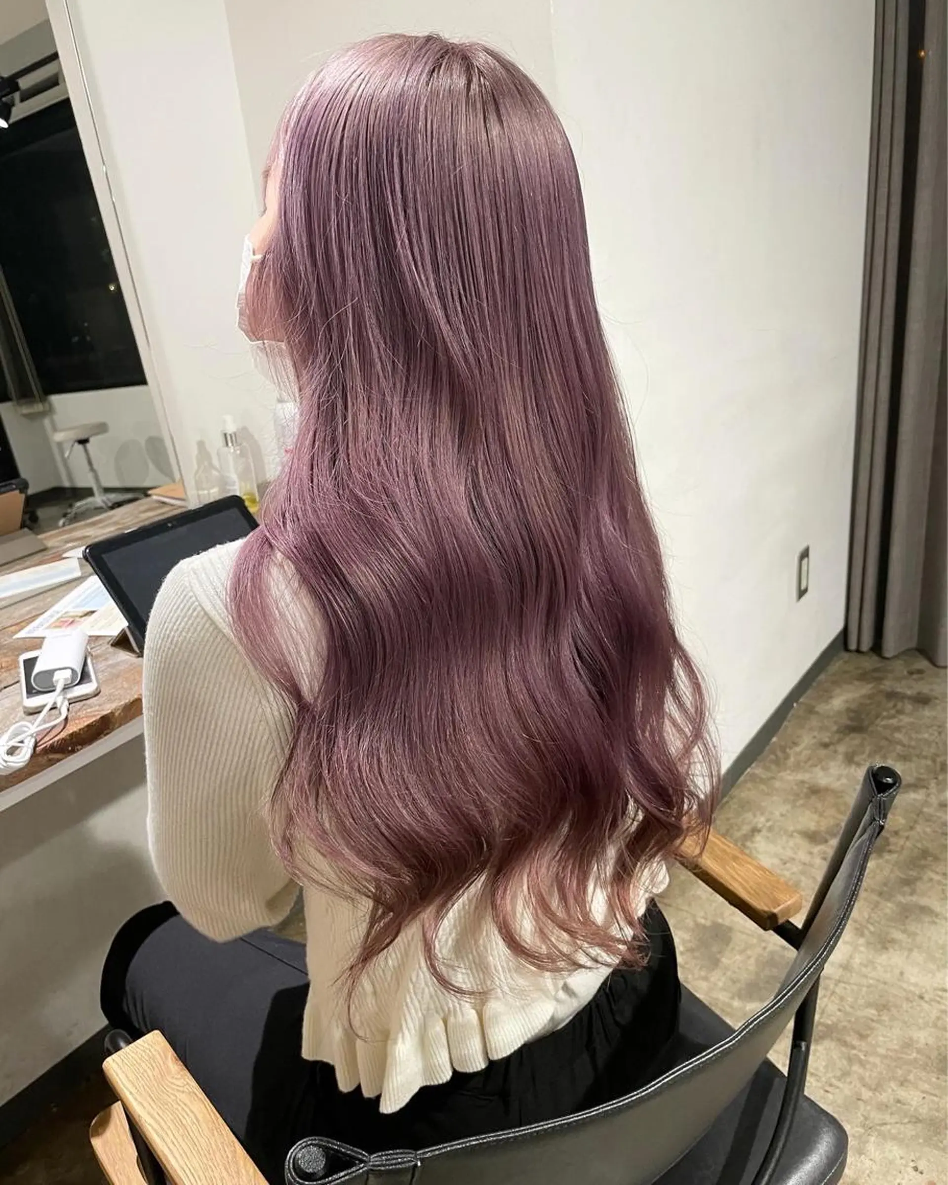 セミロング カラー ヘアカラー トリートメント ヘアセット ✨艶ブリーチカラー ✨四ノ宮裕己のヘアスタイル