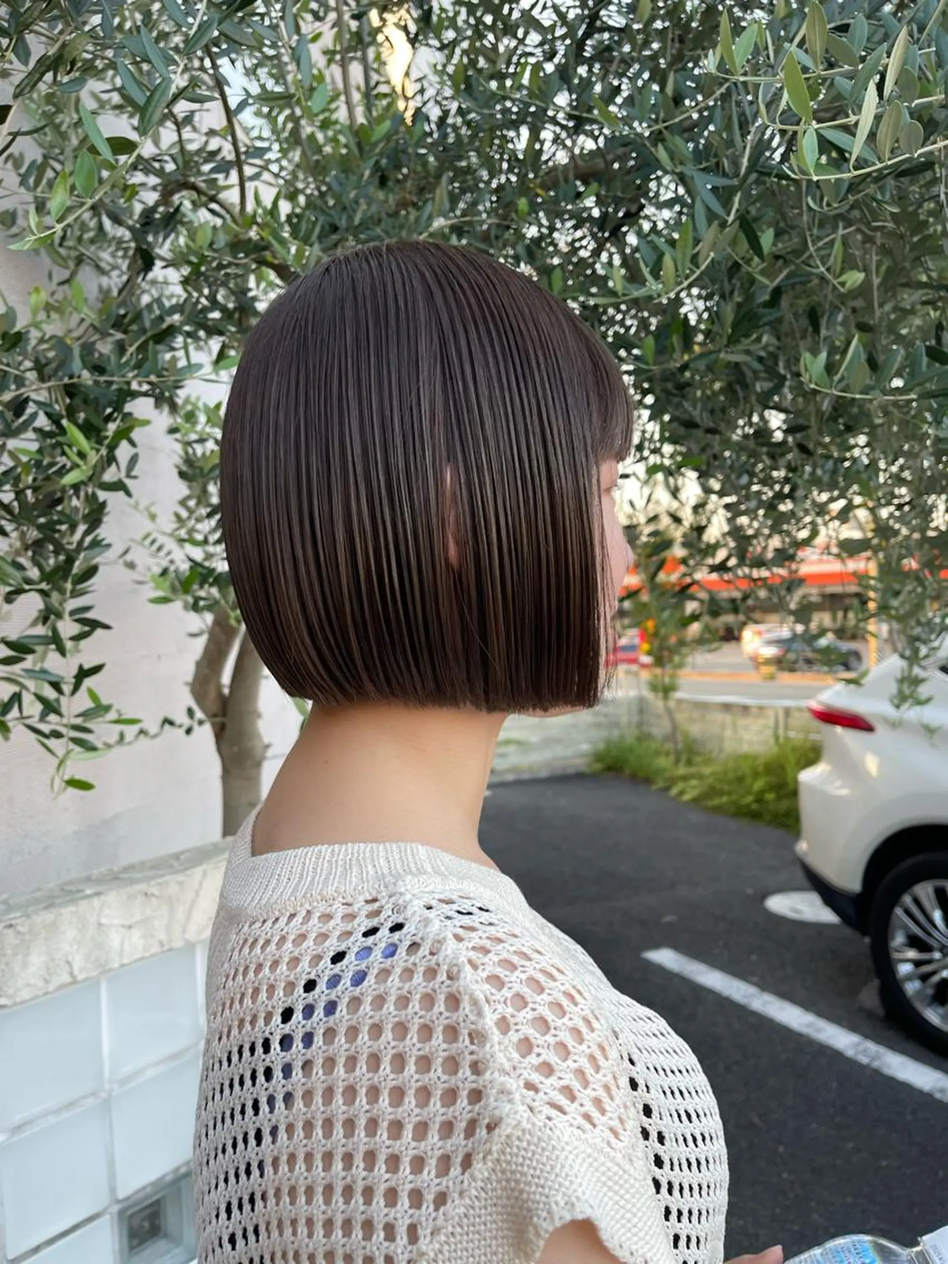 ミディアム ヘアカラー トリートメント 梶原 真帆のヘアスタイル