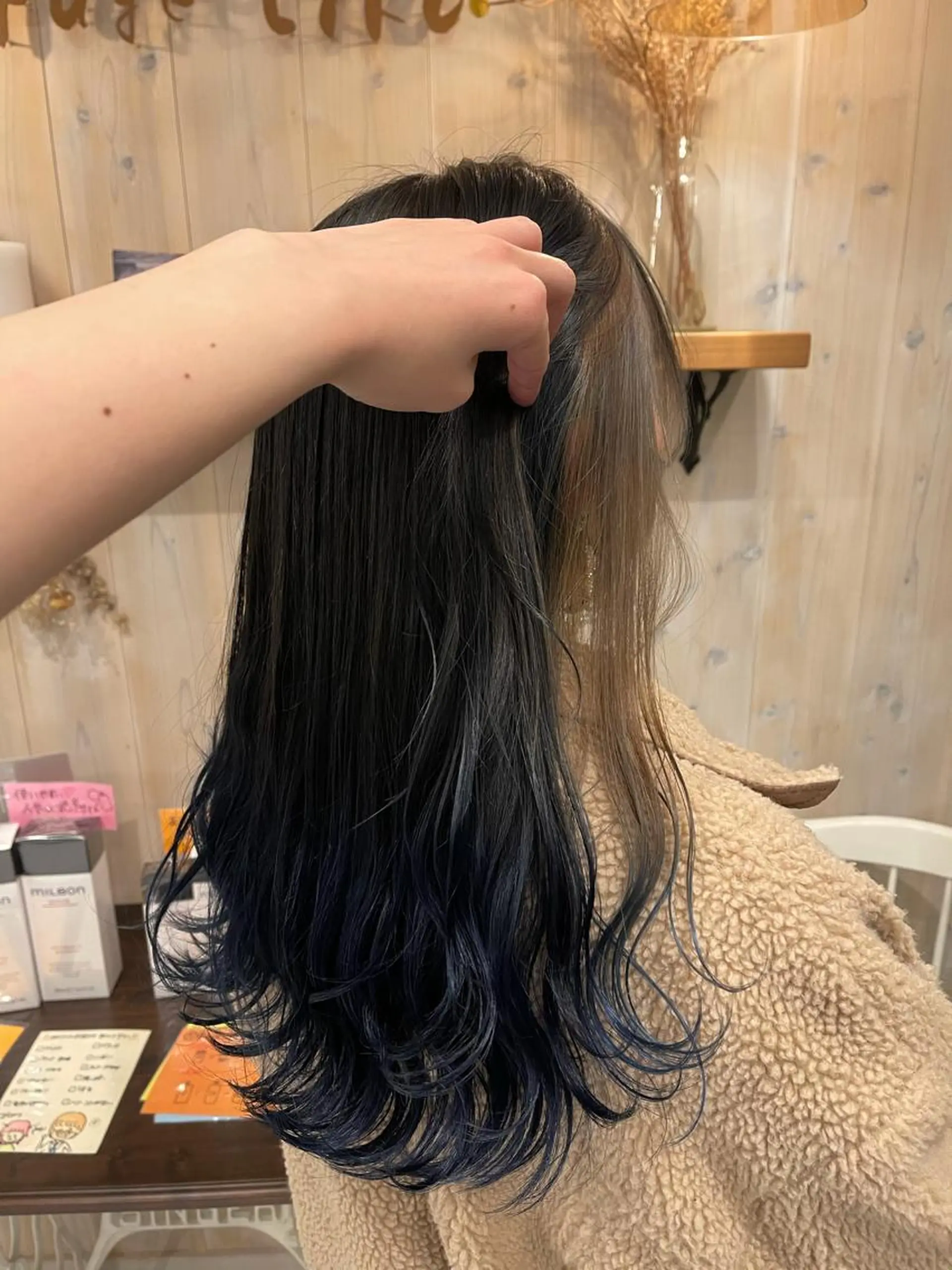 セミロング カラー ベージュカラー ブルーカラー カット ヘアカラー トリートメント アニメオタク美容師/ miharuのヘアスタイル