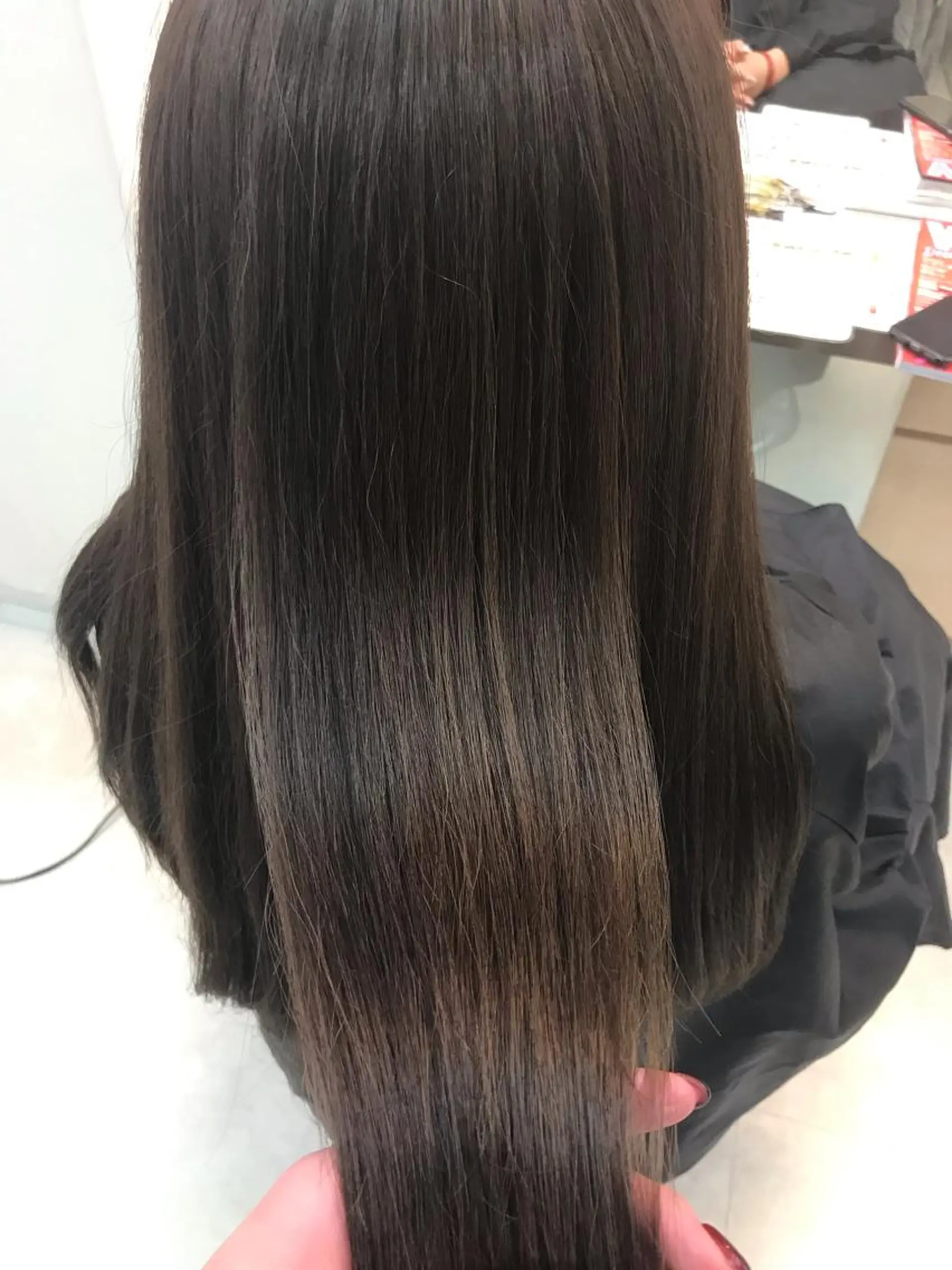 ロング カラー グレージュ 外国人風カラー カット ヘアカラー トリートメント 顔まわり‎🤍小顔 カット🤍みさきのヘアスタイル