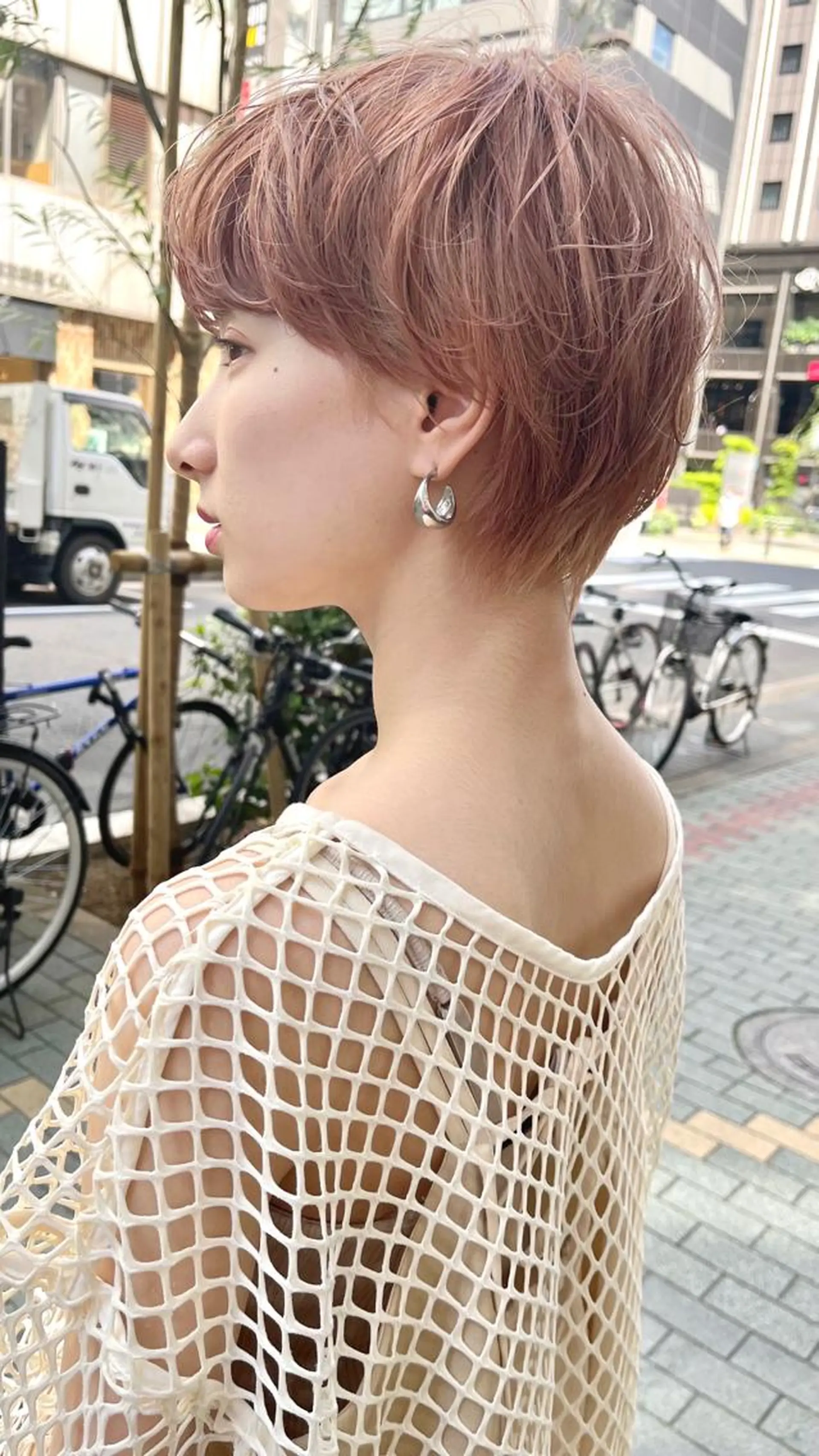ショート カラー ✨艶髪✨ 奈須晴香のヘアスタイル