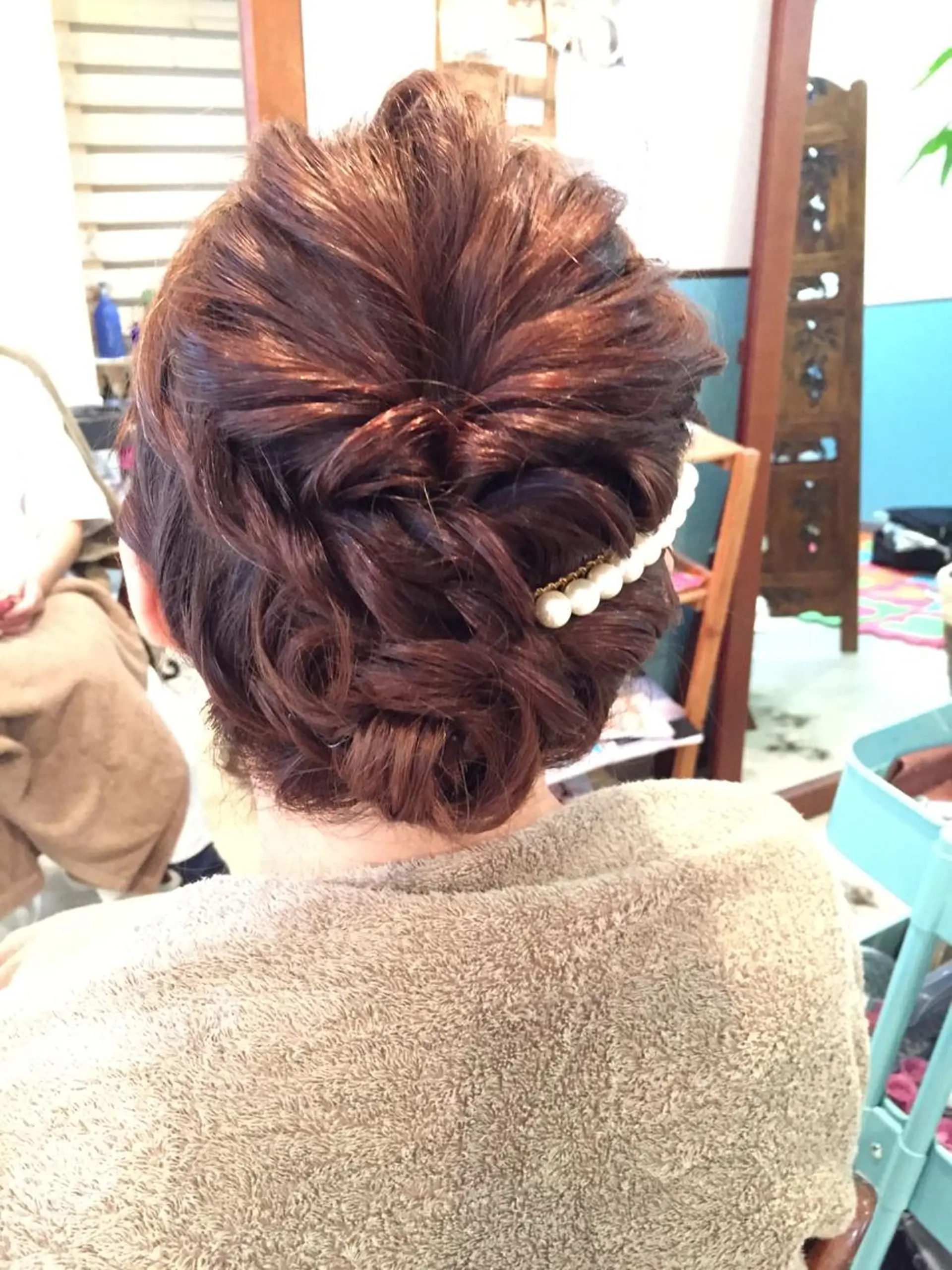 ショート ミディアム セミロング ロング カラー パーマ ヘアアレンジ 早朝✨ヘアセット 着付け/清水玲歌のヘアスタイル