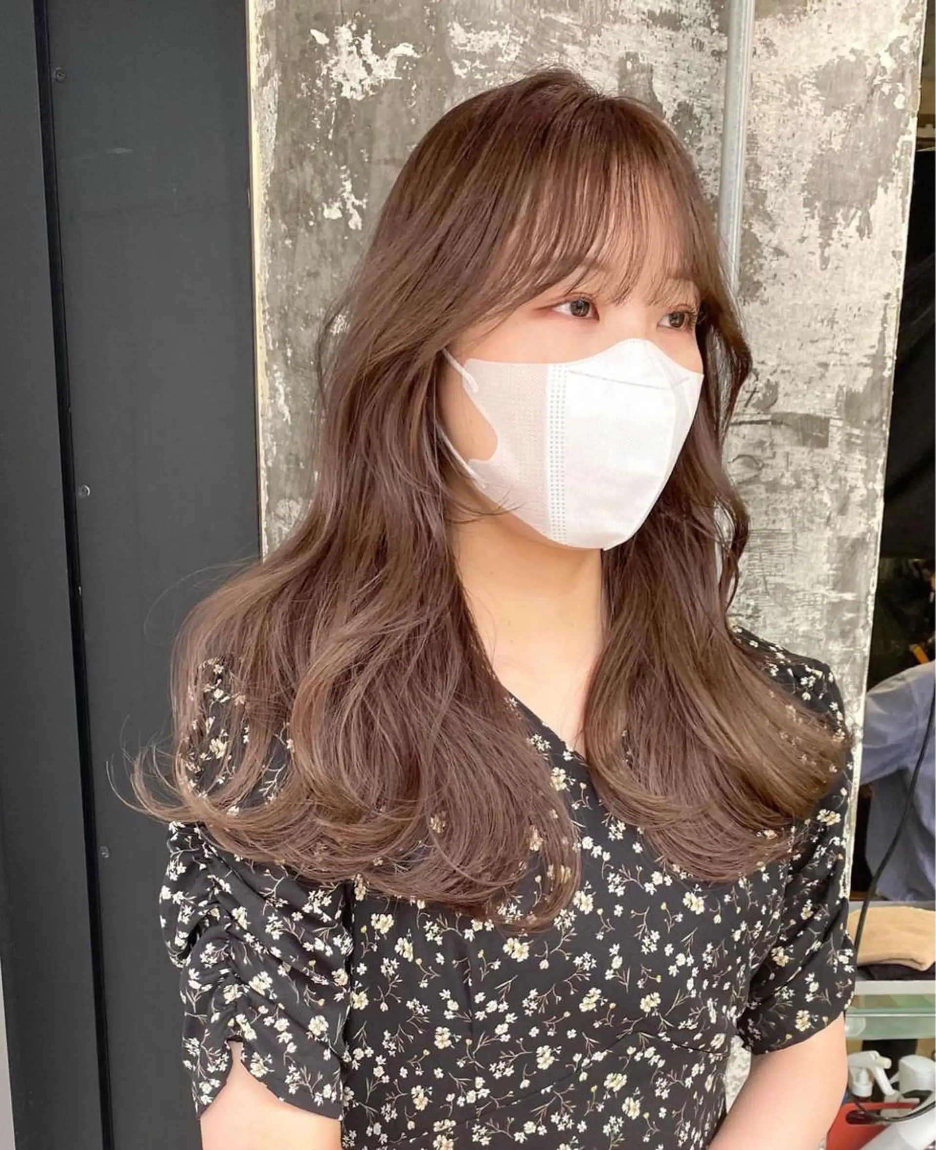 ミディアム カラー カット ヘアカラー トリートメント Pia/KIRIA /福岡美容室のヘアスタイル