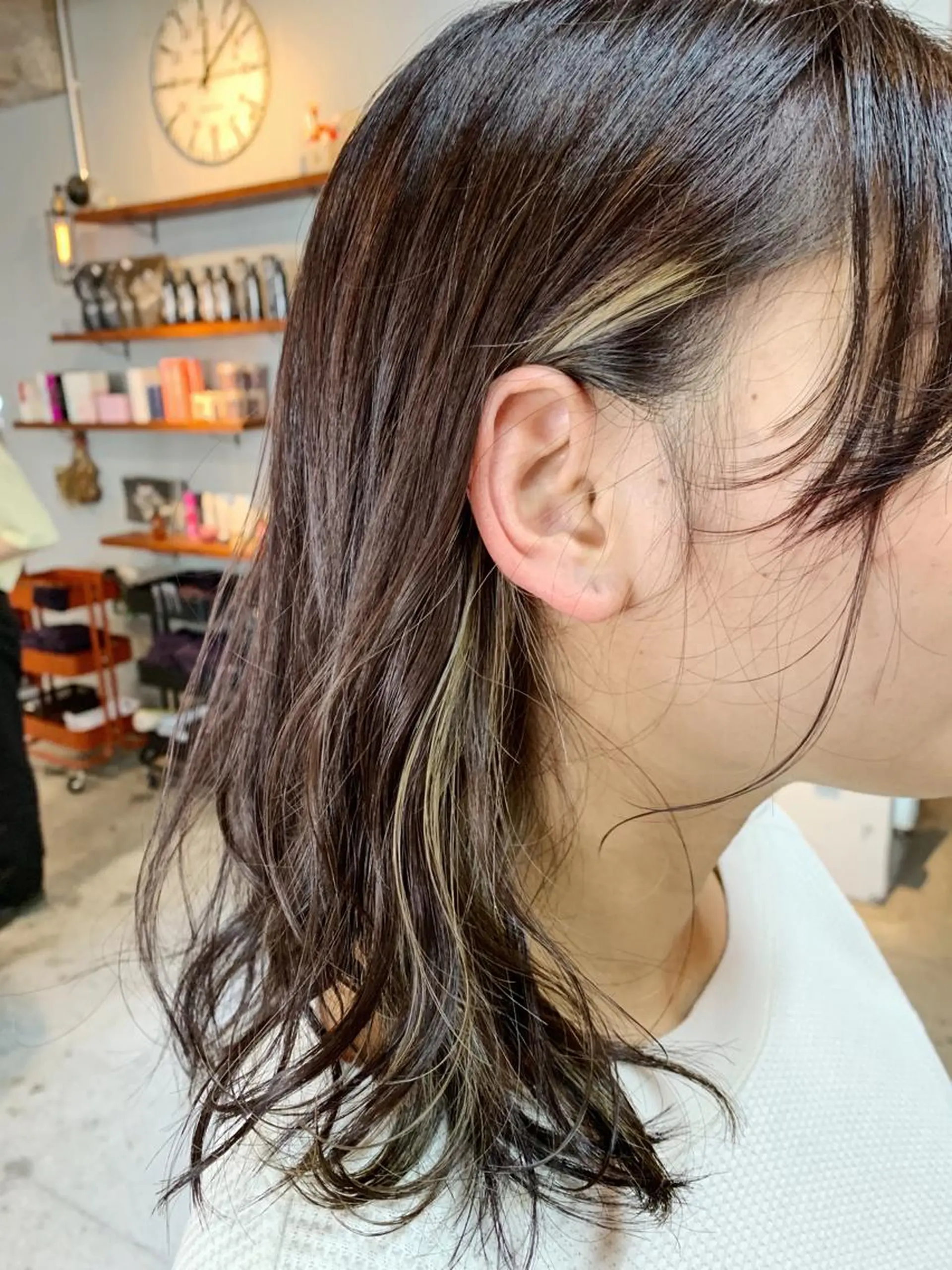 セミロング カラー 代表 中島貴志のヘアスタイル