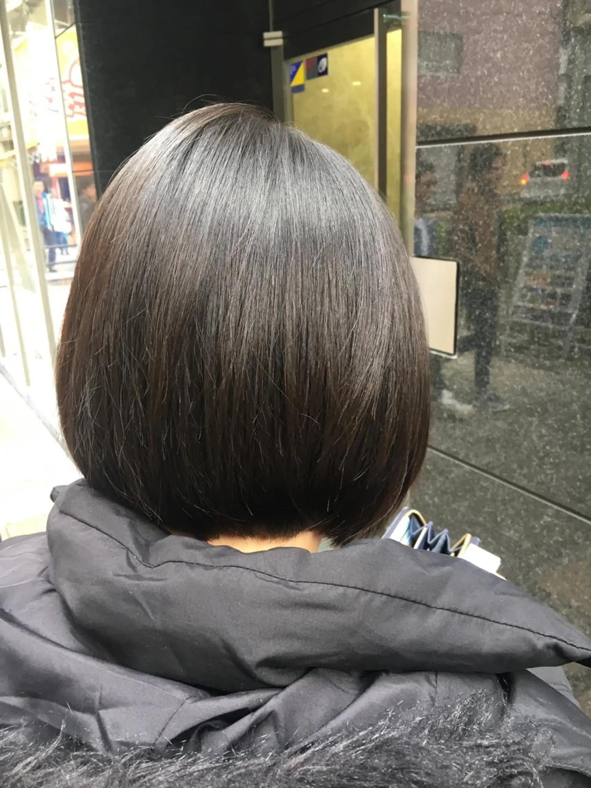 ショート ボブ 角床直哉 カラーカットNO 1のヘアスタイル