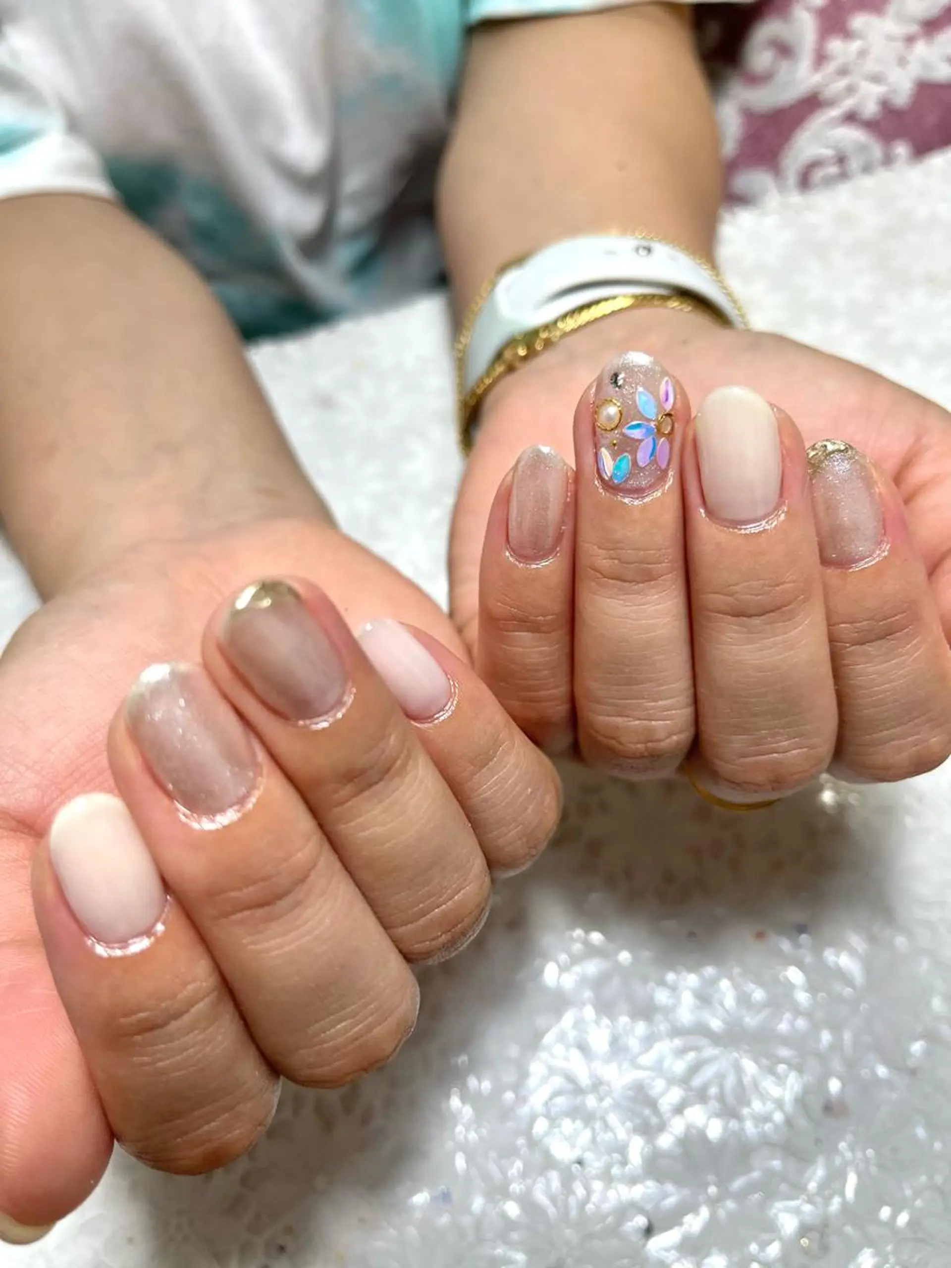 ネイル ジェルネイル 韓国ネイル パラジェル ハンドネイル nails' it...のネイルデザイン