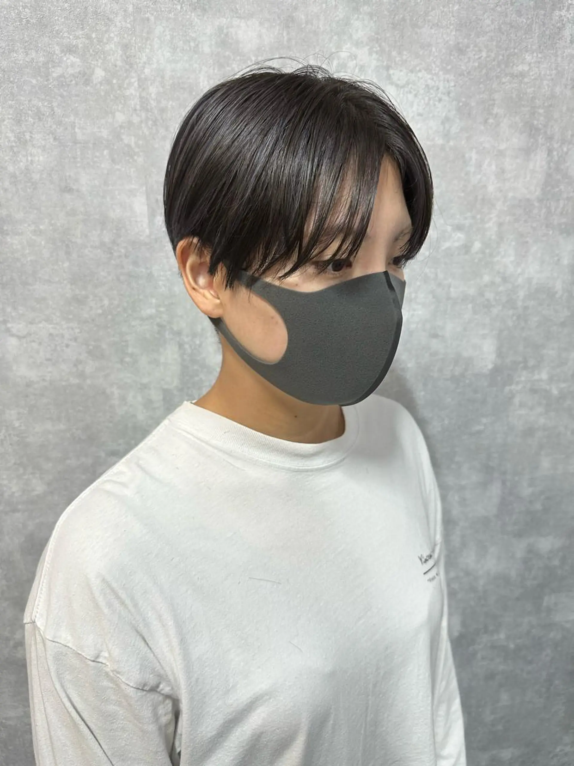 ショート 切りっぱなしボブ ショートボブ ハンサムショート 丸みショート アッシュ C’LD hair  produce /シールドヘア所属・モテ髪/ボブ/ショー ト/アダチフウトのヘアスタイル