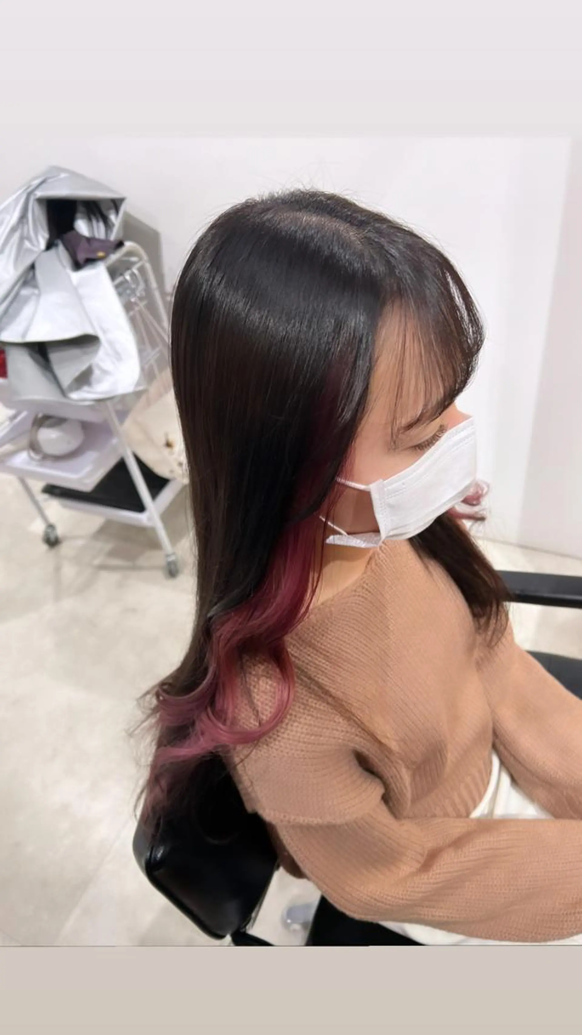 ロング カット ヘアカラー トリートメント 艶髪 mayuka💖のヘアスタイル