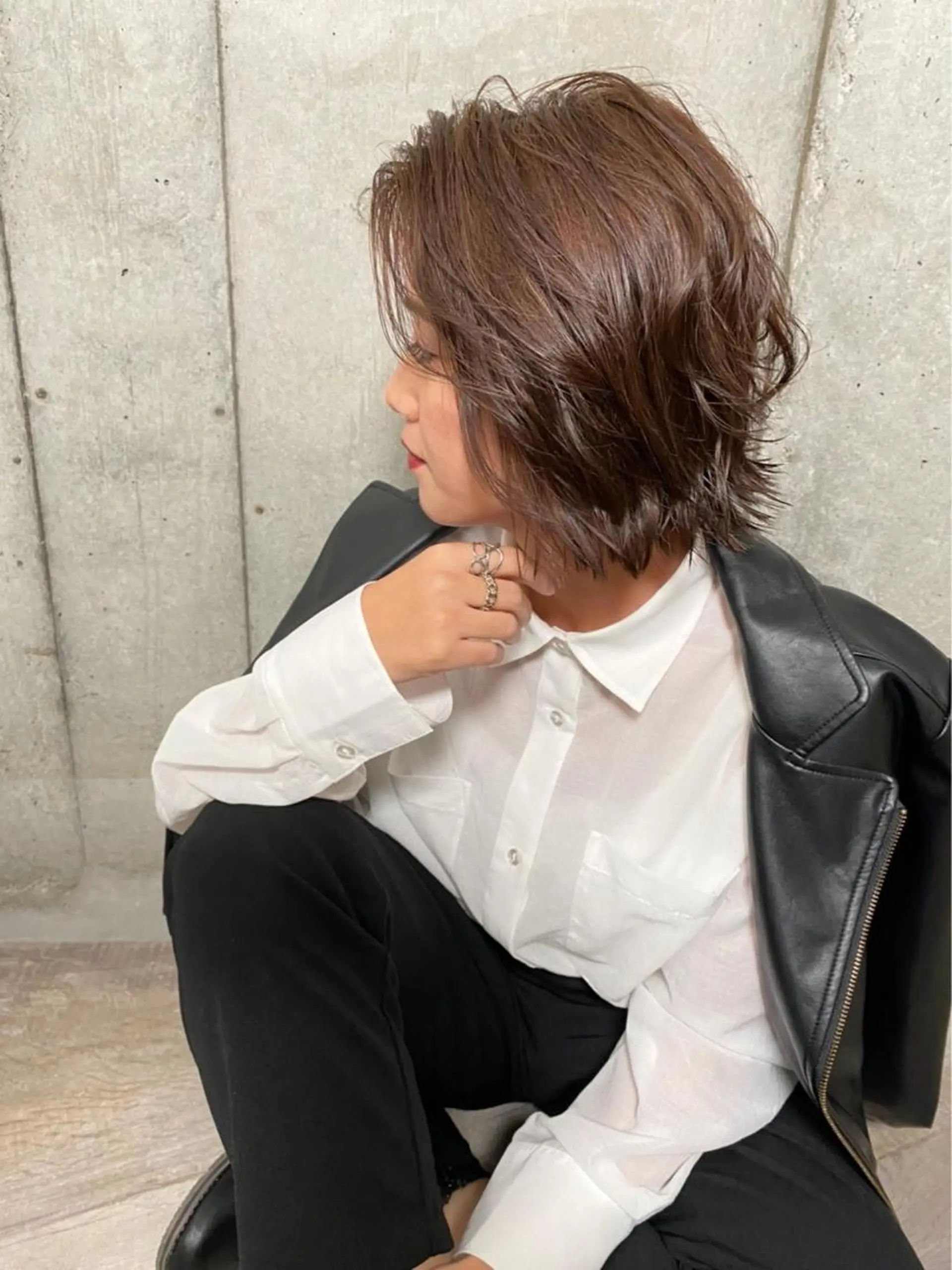 ショート 前田 梨沙のヘアスタイル