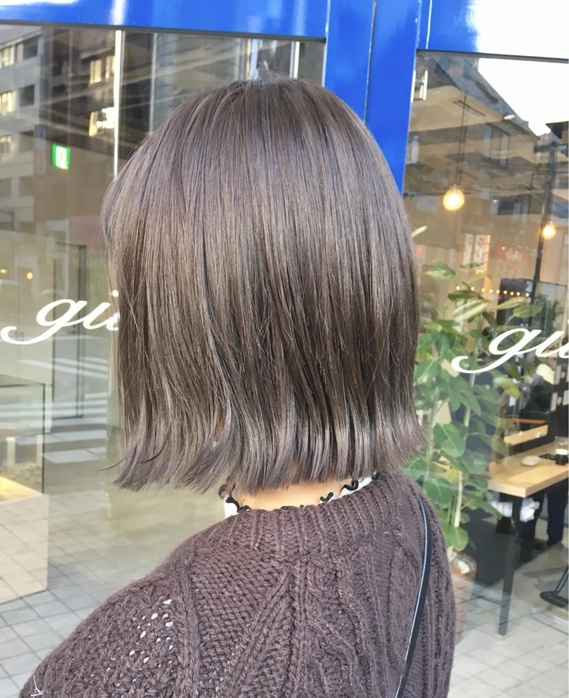 ミディアム カラー ヘアアレンジ 横浜縮毛矯正 ☆渋谷良太のヘアスタイル