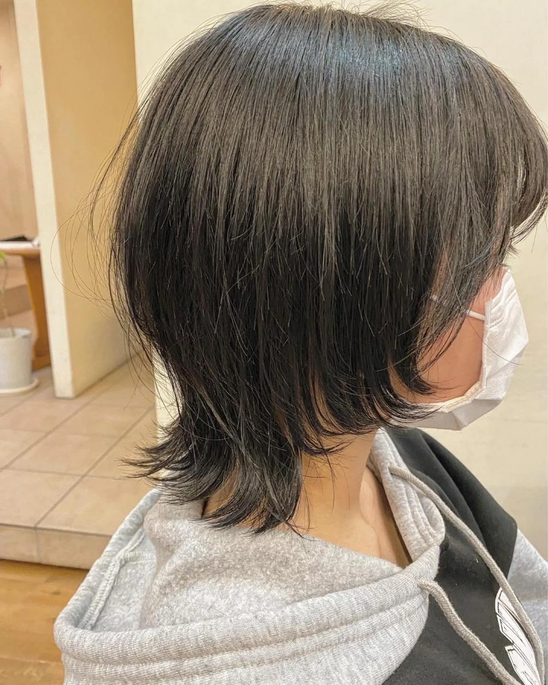 ミディアム 尾﨑 柊磨のヘアスタイル