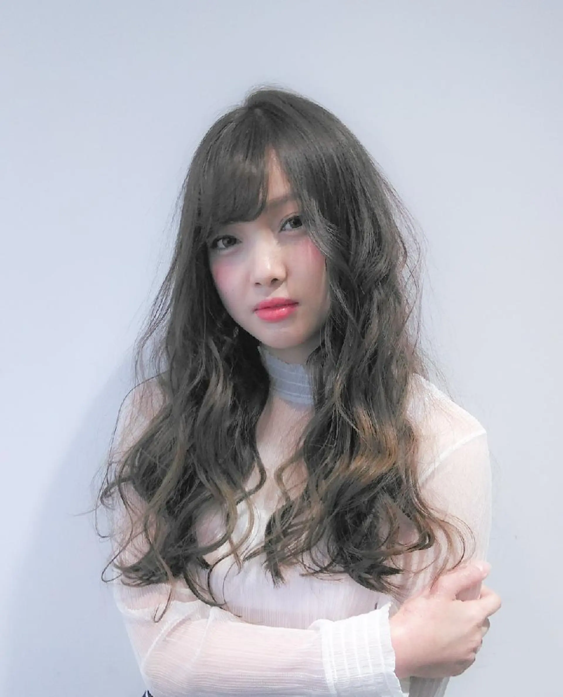 ロング カラー スタイリスト /仲川葵のヘアスタイル