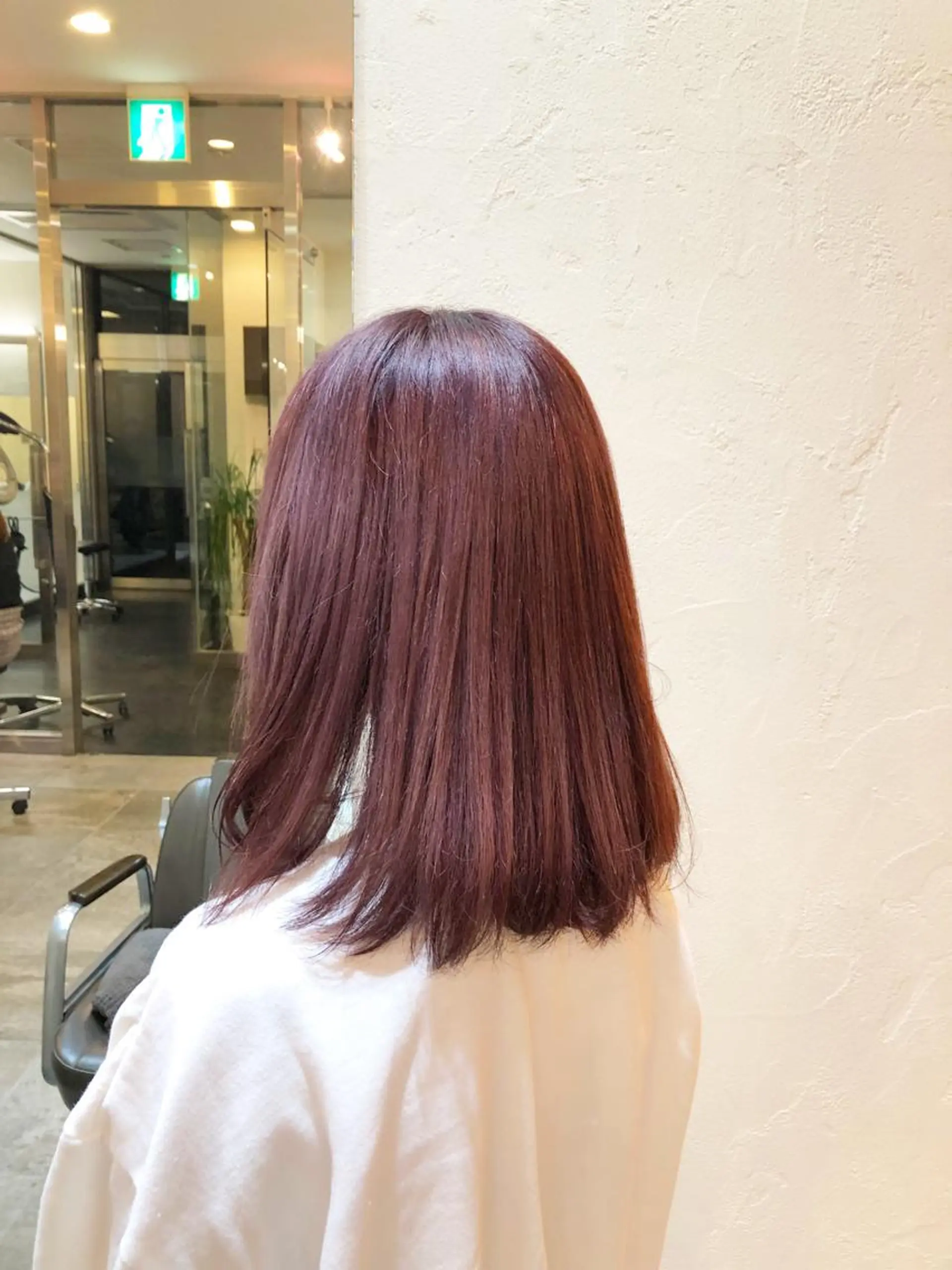 ミディアム キノシタ ナオユキのヘアスタイル