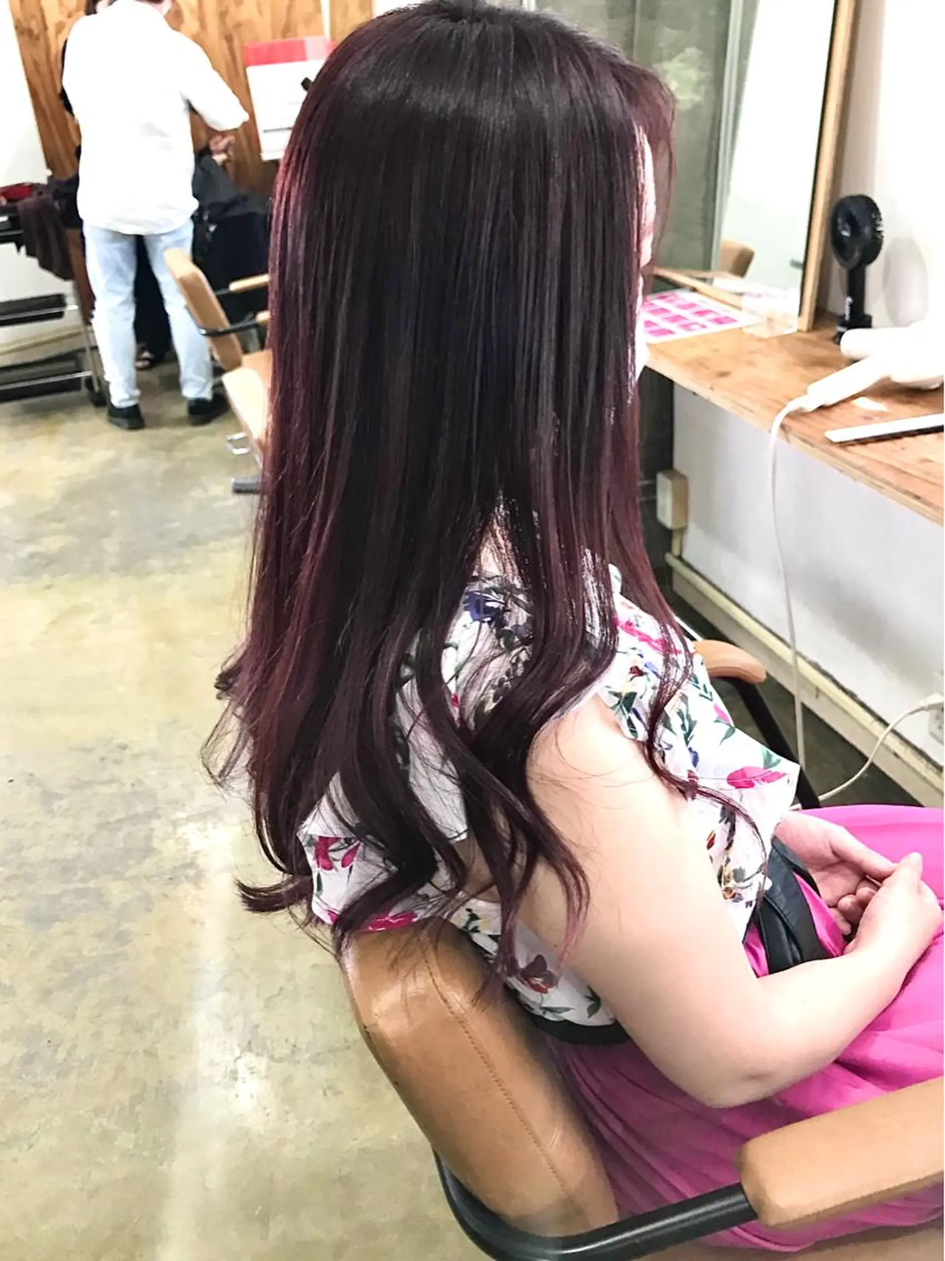 セミロング ヘアカラー トリートメント 💎髪質改善💎 デザイナーshinのヘアスタイル