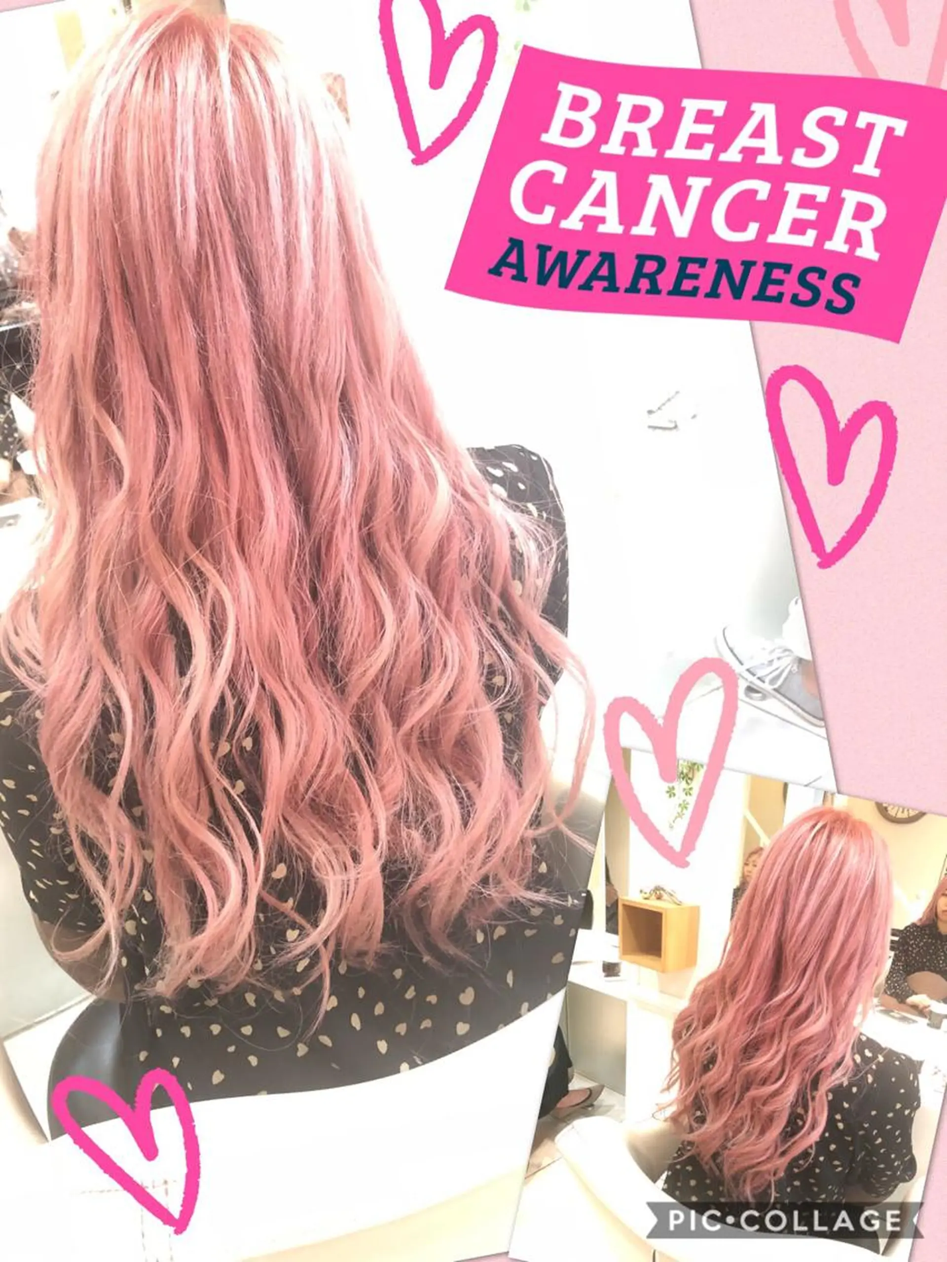 ロング カラー ブリーチ ケアブリーチ 透明感カラー イルミナカラー ピンクカラー 永島 桜のヘアスタイル