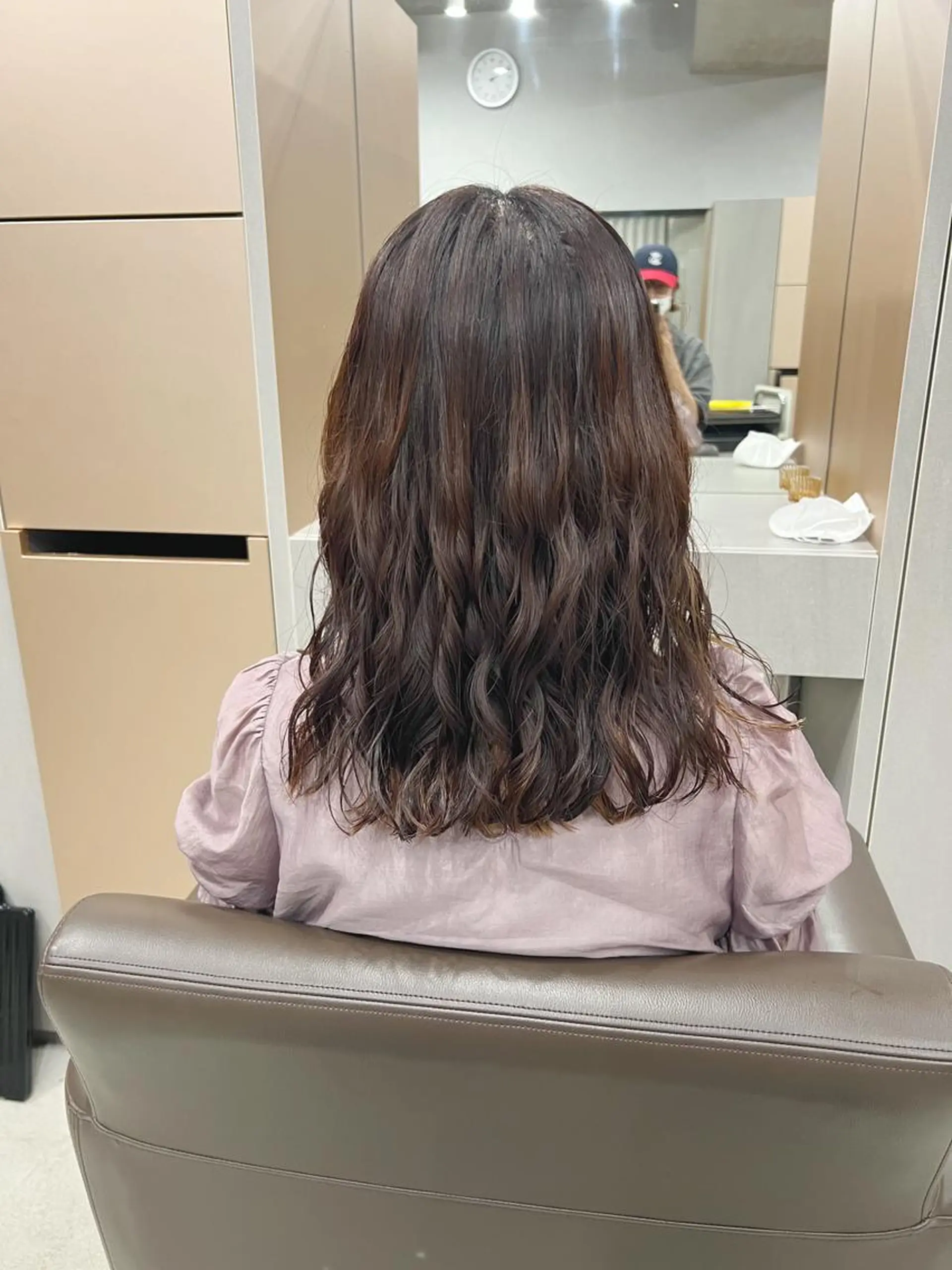 ミディアム パーマ ボブパーマコテ巻き風 パーマNo1深江秀平のヘアスタイル