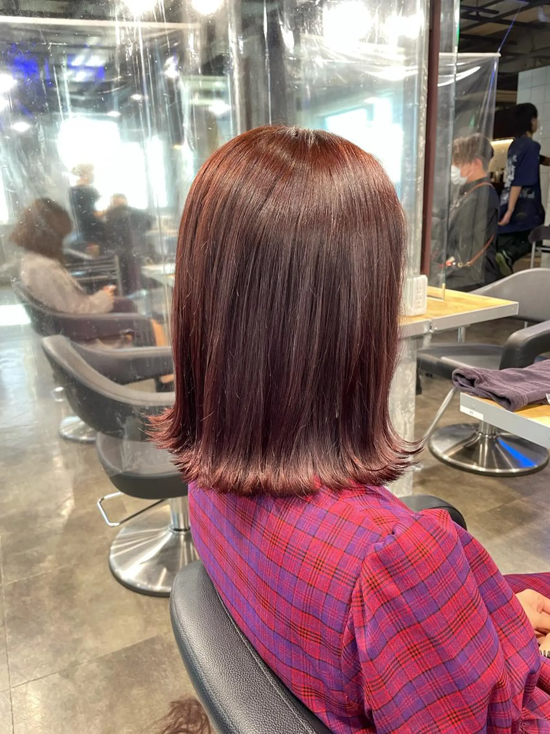 ミディアム カラー ヘアカラー ヘッドスパ ヘアセット ベージュカラー💖 やすひろのヘアスタイル